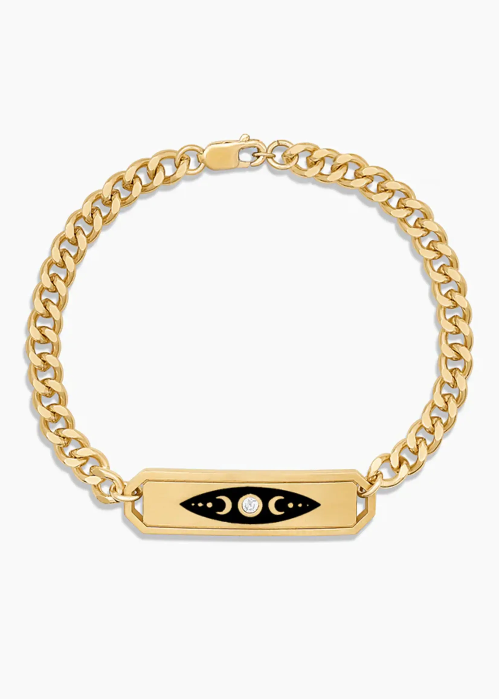 Thatch Divine Feminine Black Enamel Bracelet