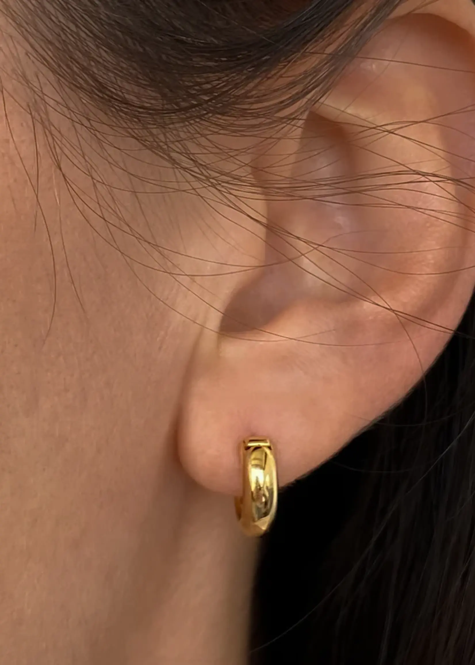 Thatch Vince Hoop Earrings - 14k Gold Vermeil