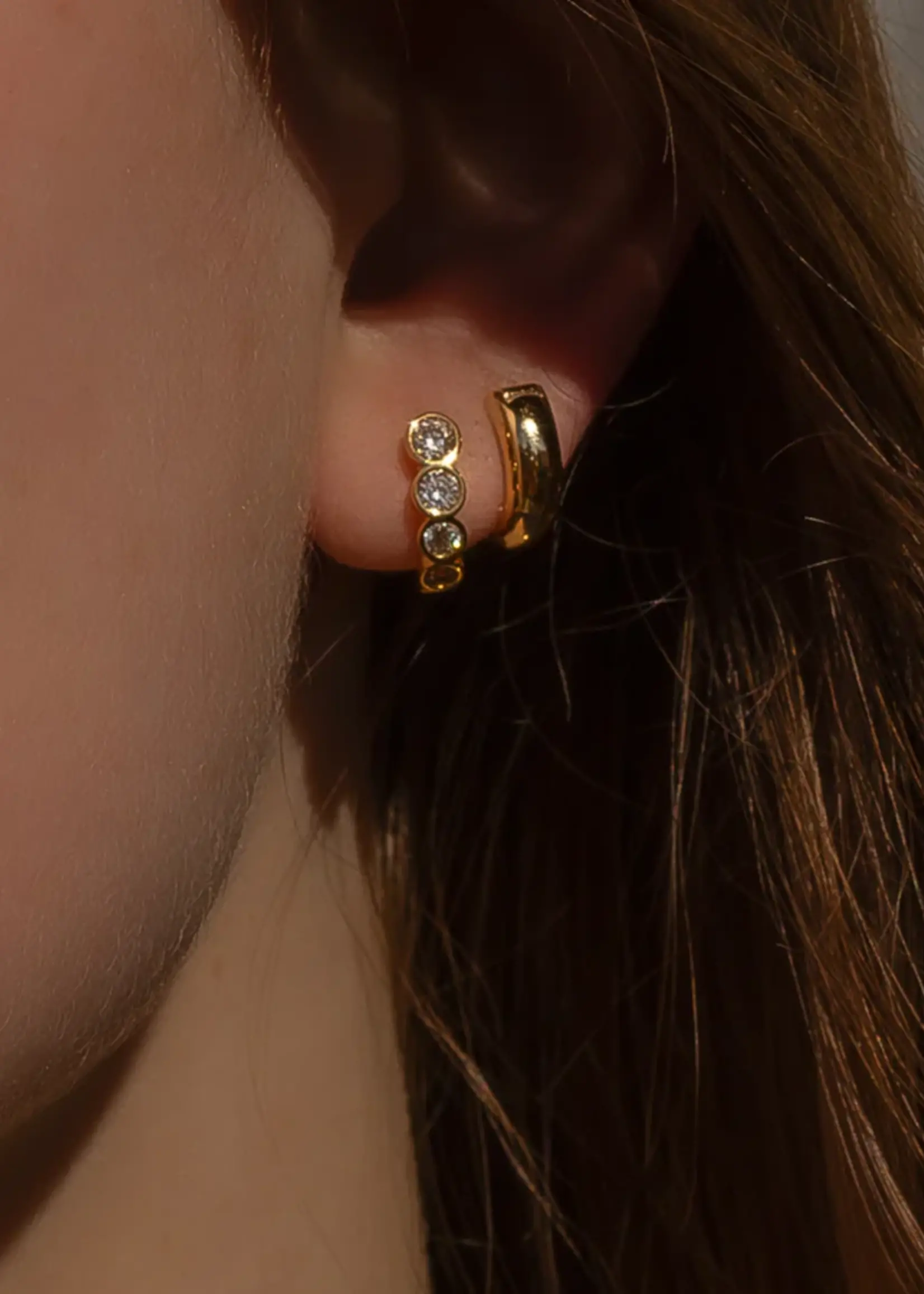 Thatch Vince Hoop Earrings - 14k Gold Vermeil