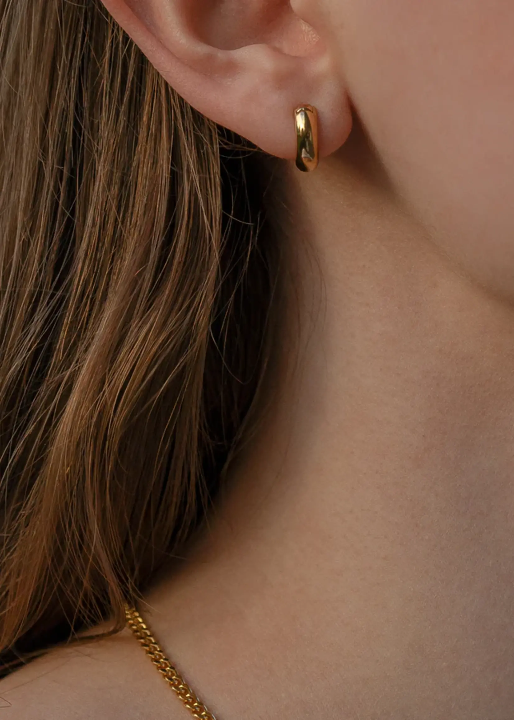 Thatch Vince Hoop Earrings - 14k Gold Vermeil