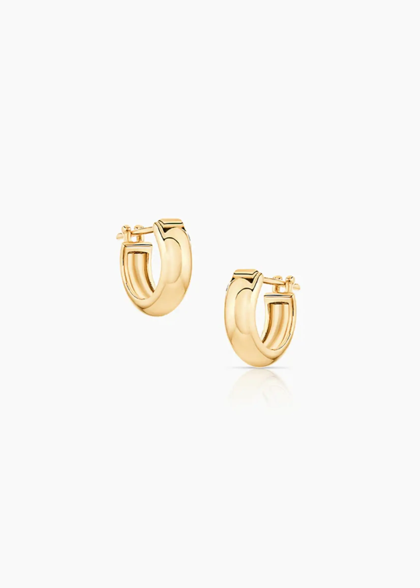 Thatch Vince Hoop Earrings - 14k Gold Vermeil