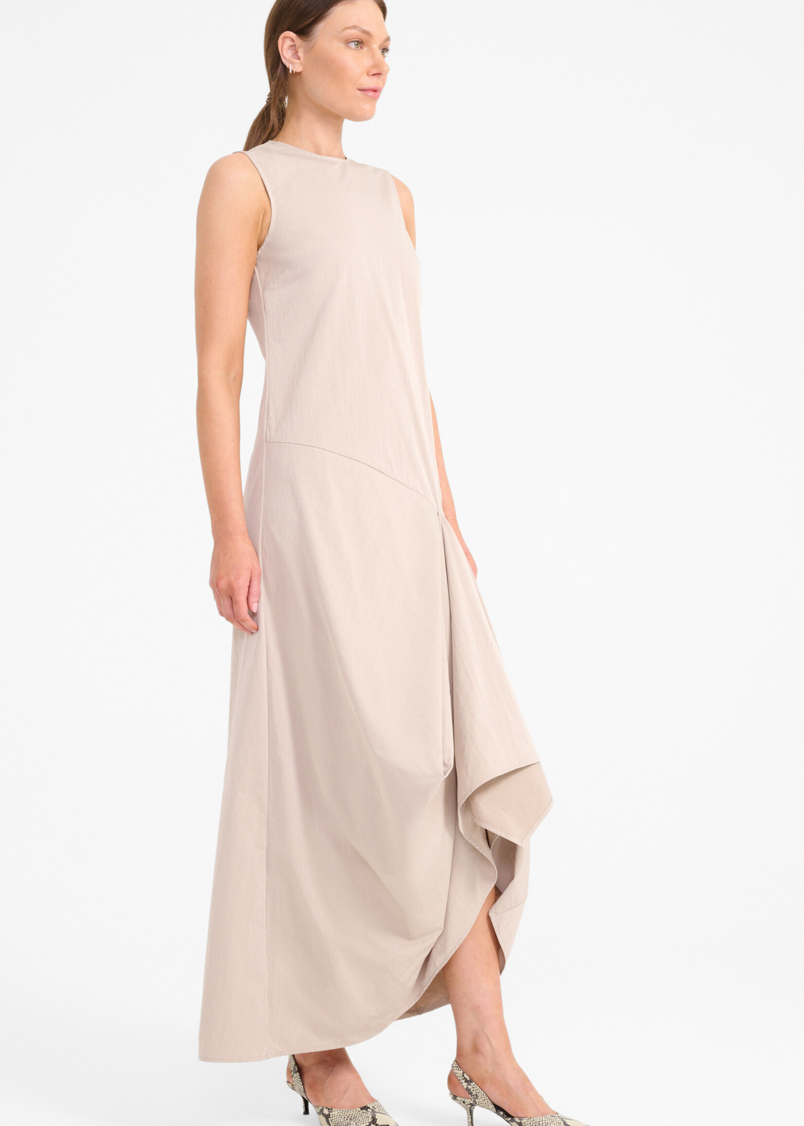 Staud Viola Dress- Fawn
