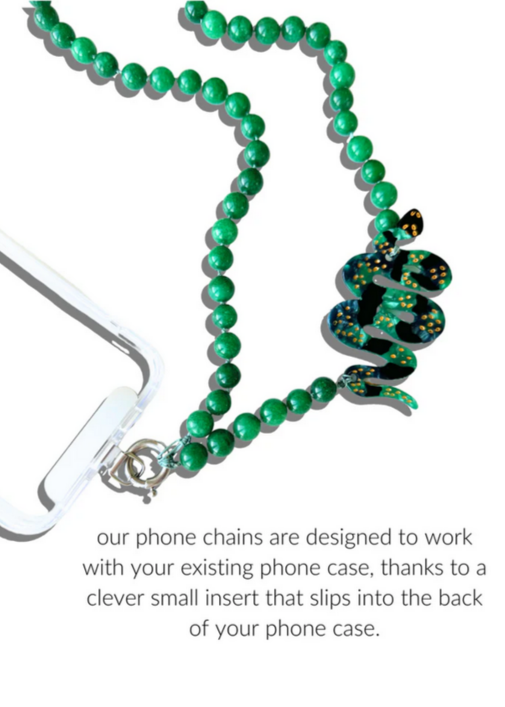 Solar Eclipse Lemon Bracelet Phone Chain