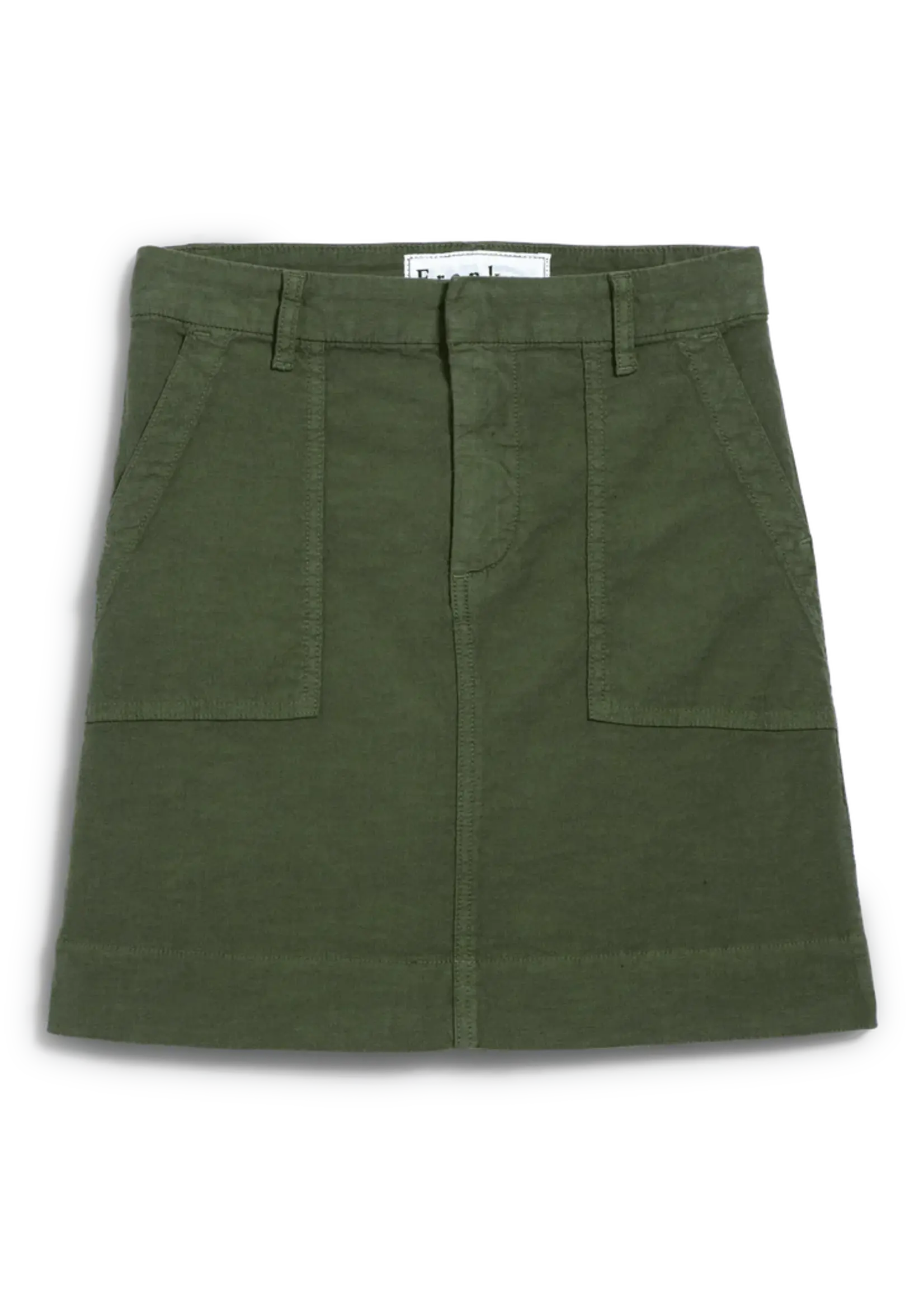 Frank & Eileen Jameson Skirt- Hunter Green Performance Linen