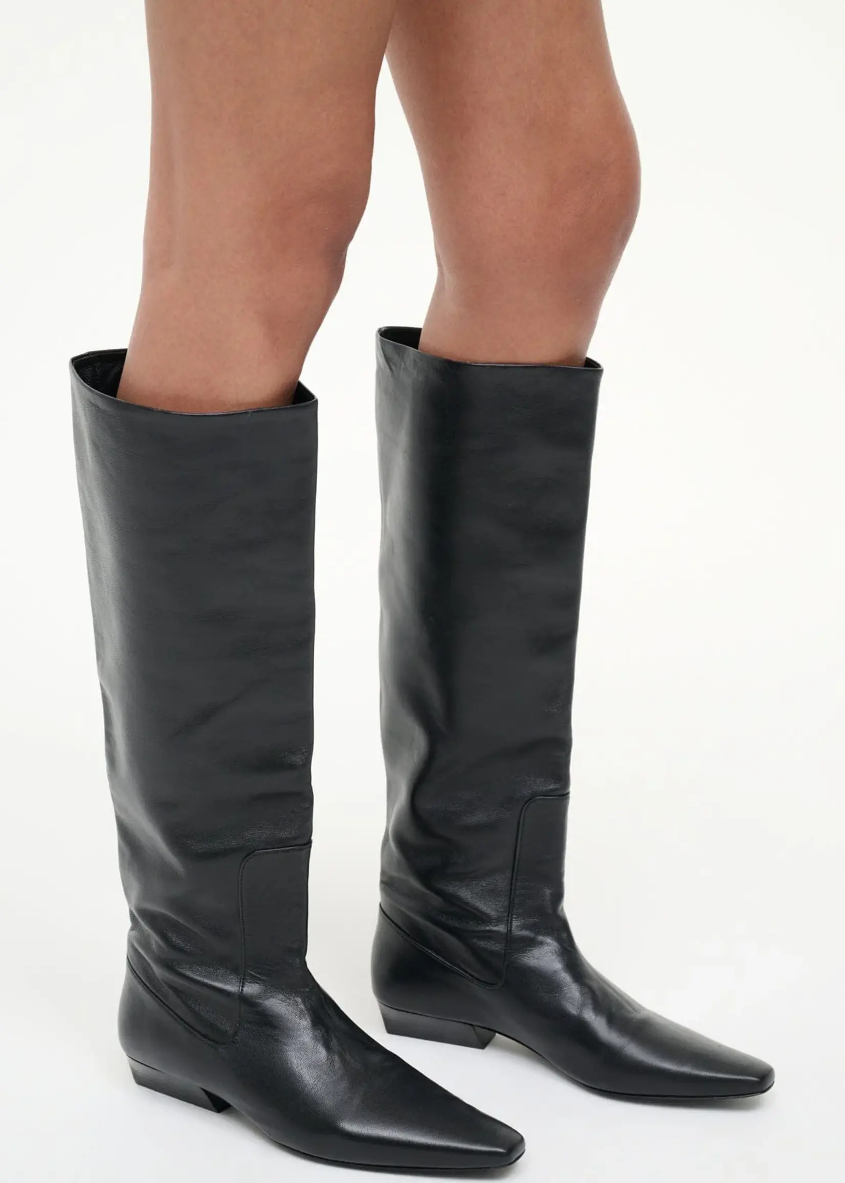 Staud Wally Flat Boot- Black