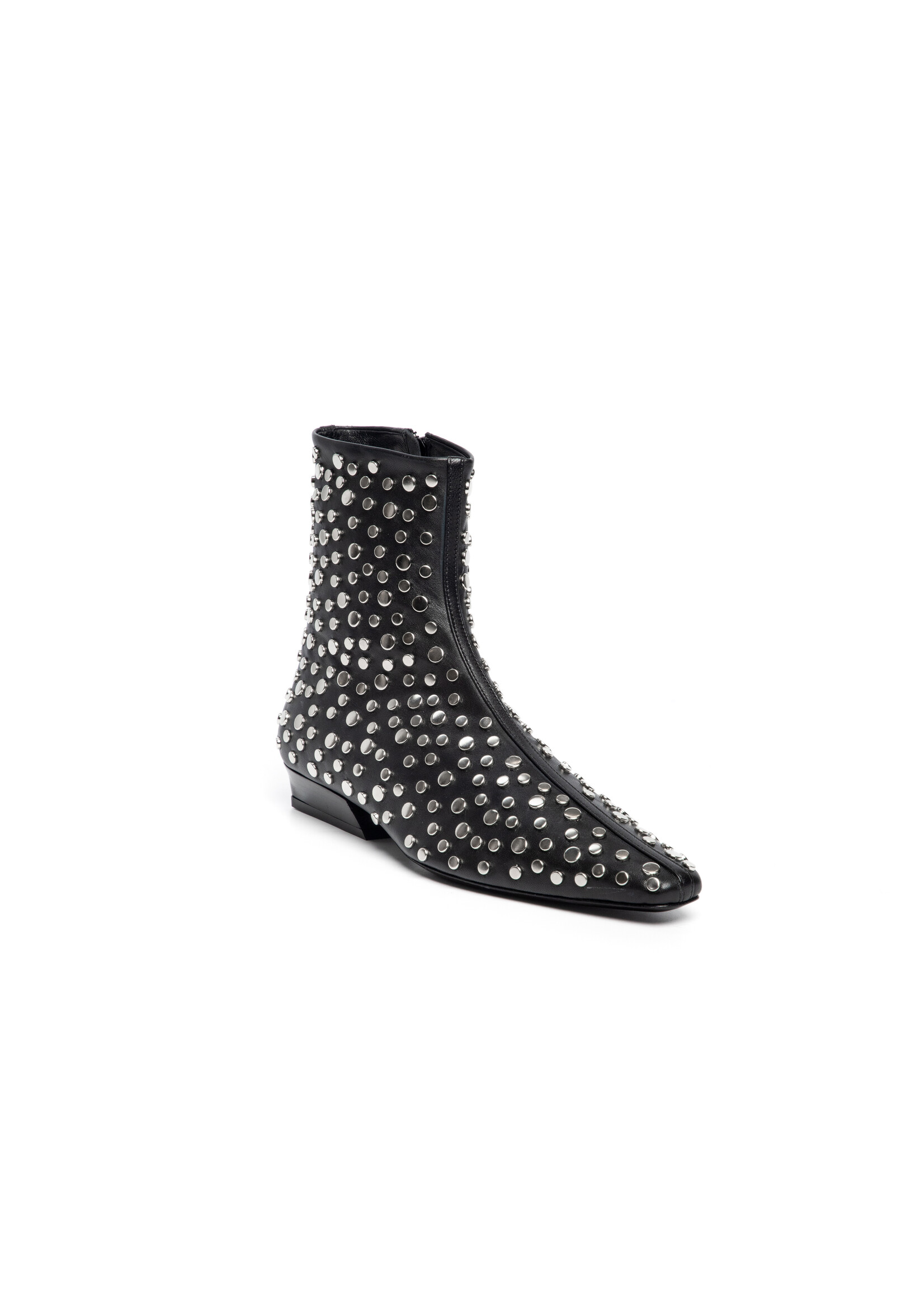 Staud Wally Flat Ankle Boot- Rivets
