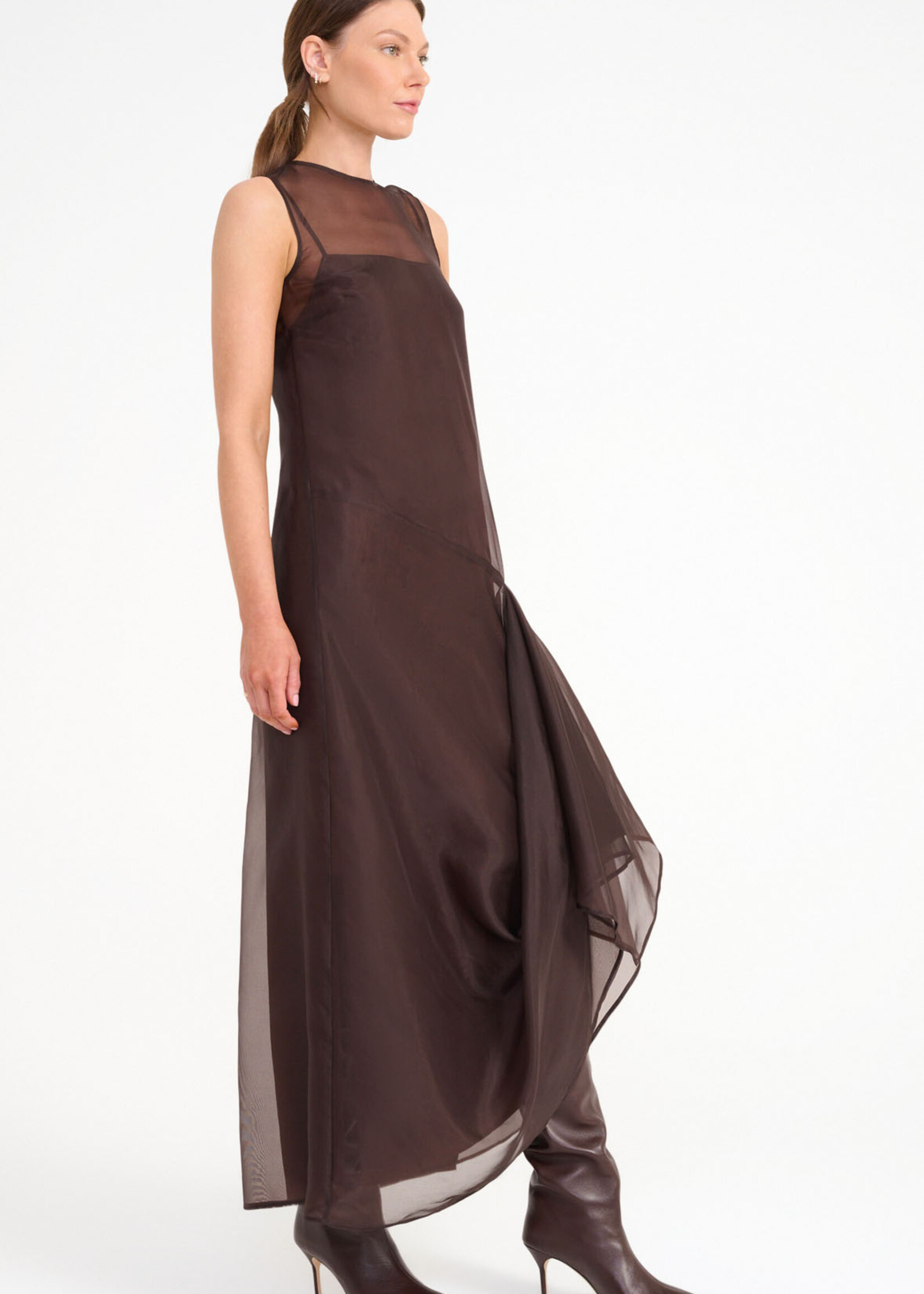 Staud Viola Dress- Earth