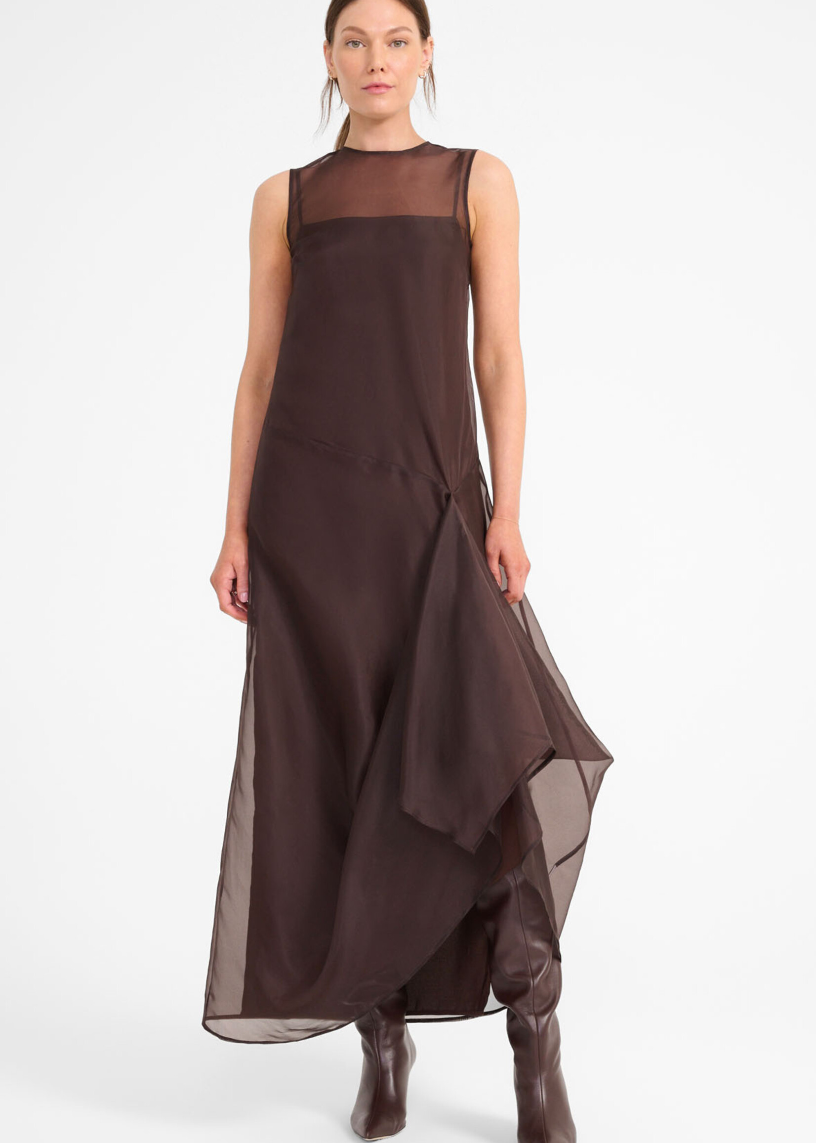 Staud Viola Dress- Earth