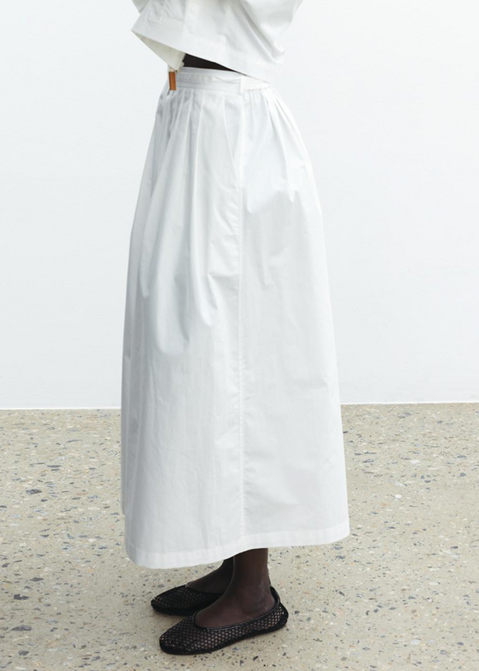 TheLoom Cotton Wide Tucked Pants