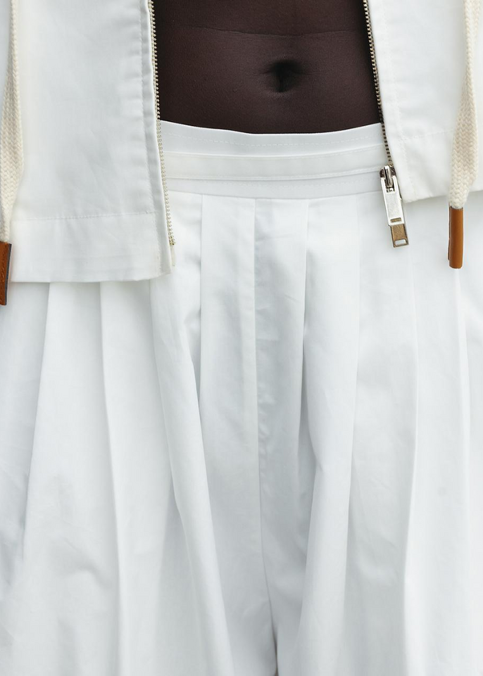 TheLoom Cotton Wide Tucked Pants