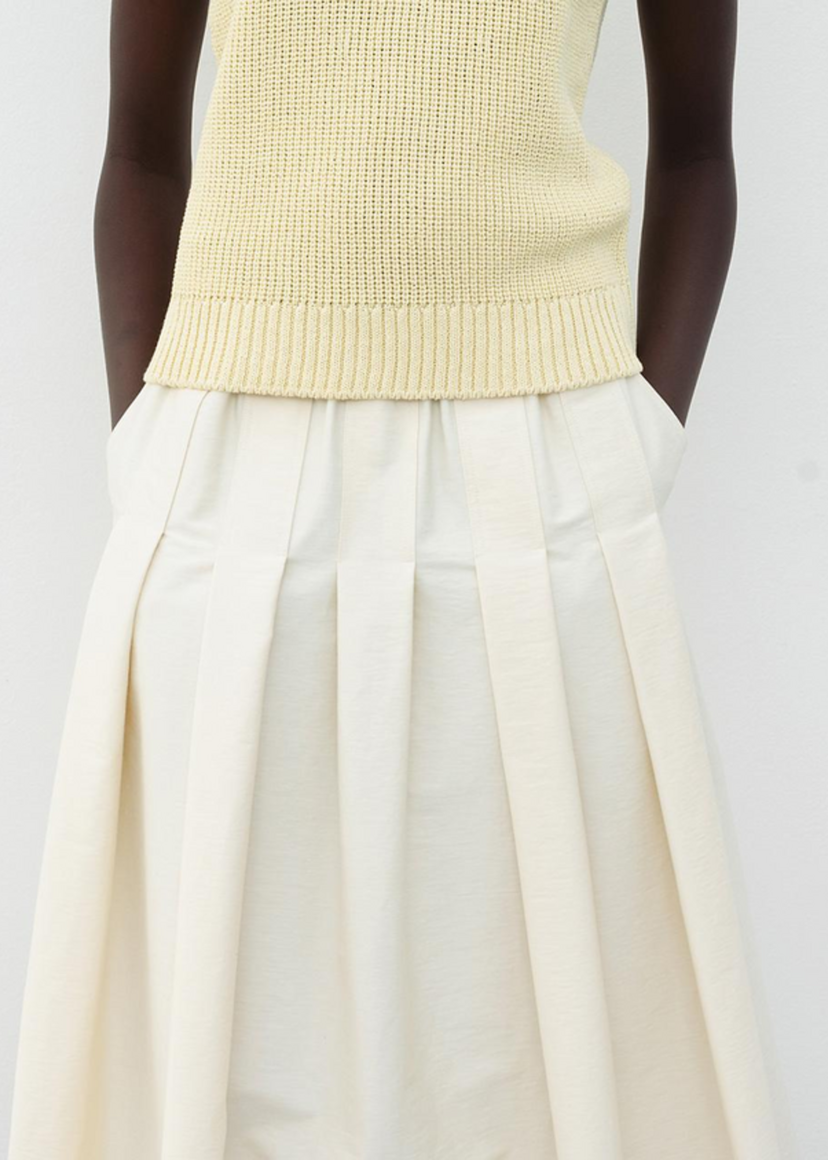 TheLoom Pleated Banding Skirt
