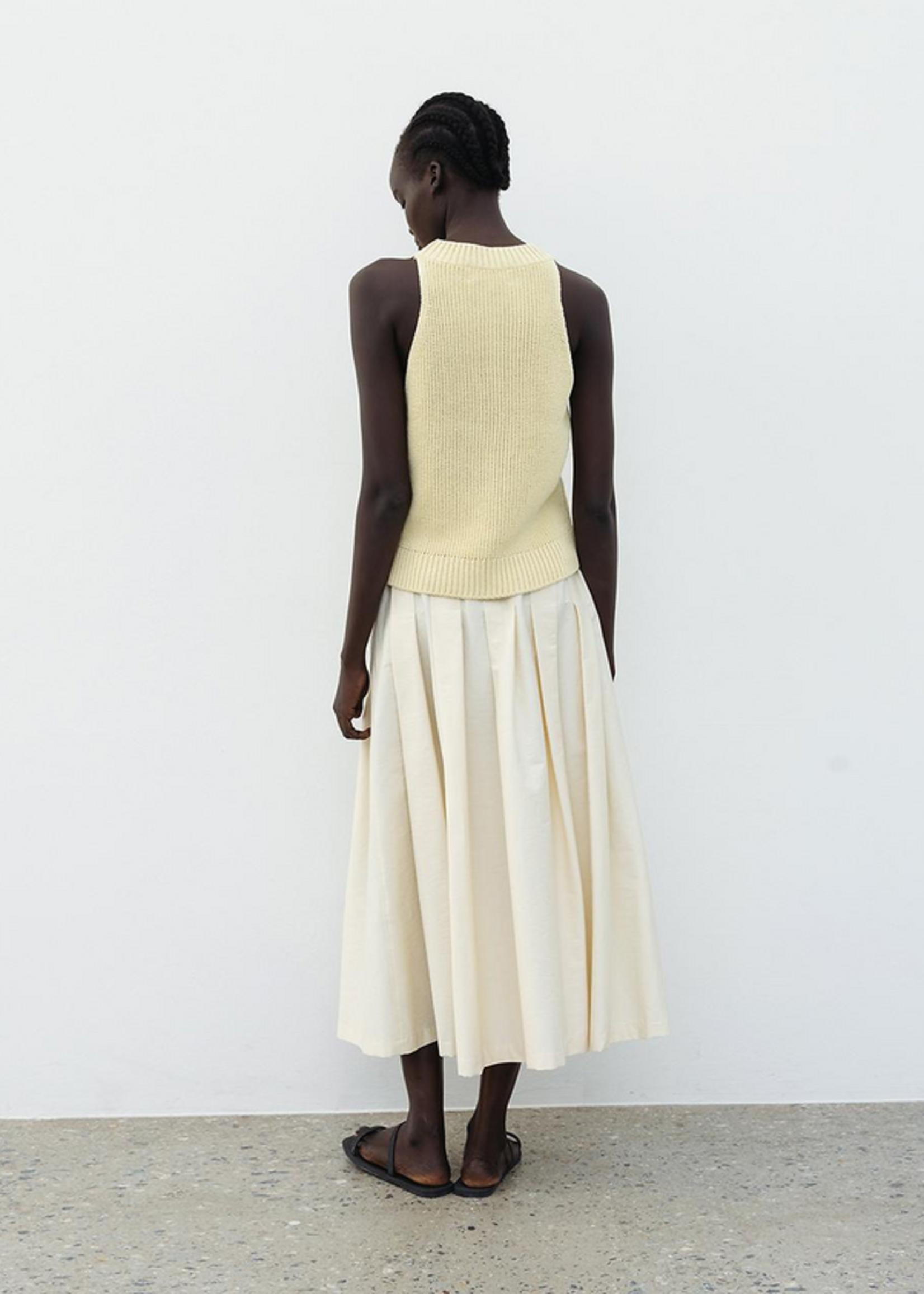 TheLoom Pleated Banding Skirt