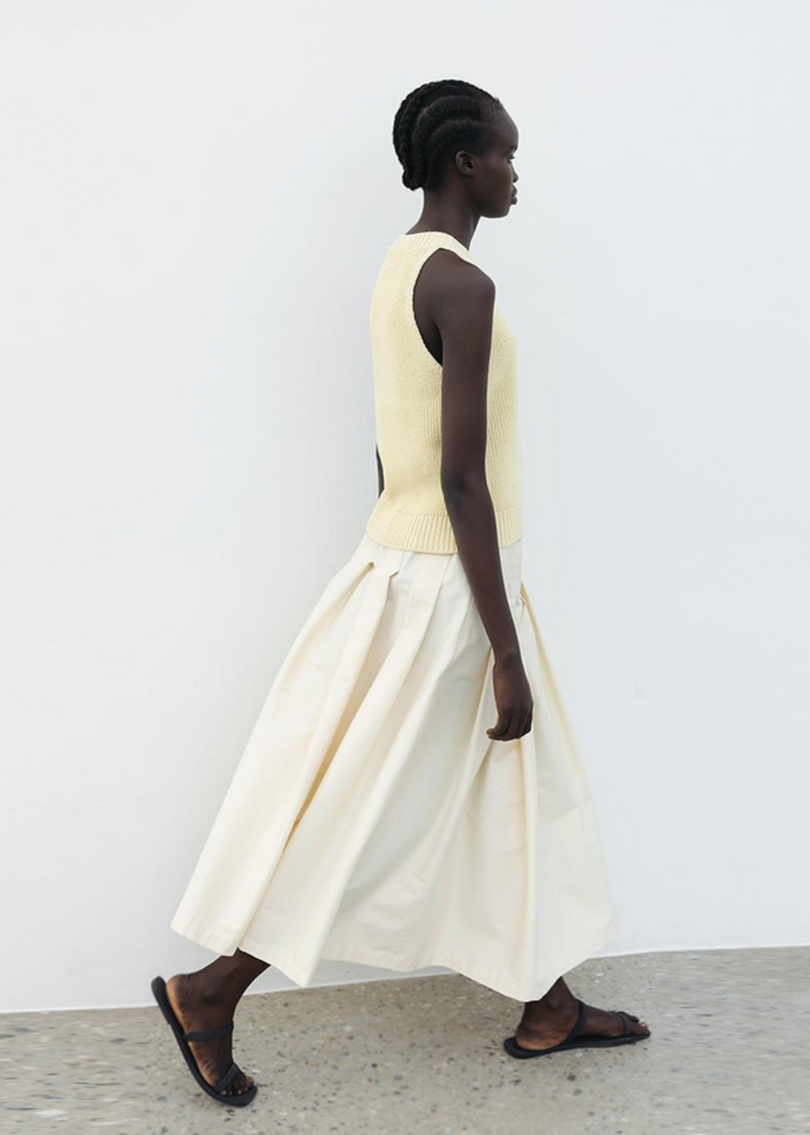 TheLoom Pleated Banding Skirt