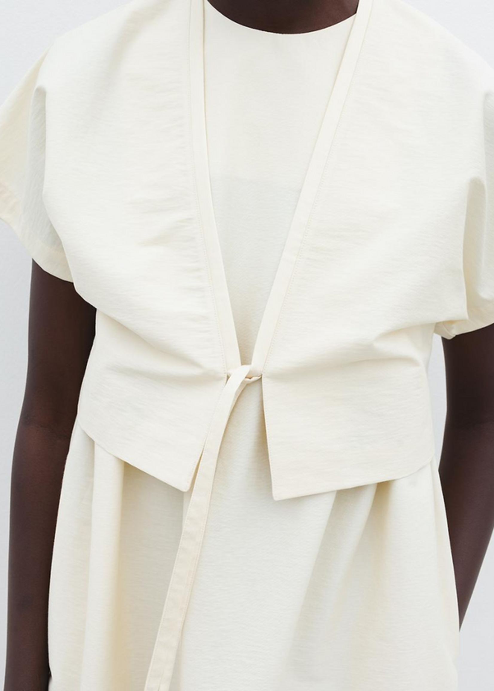 TheLoom Dolman Sleeve Vest- Ivory