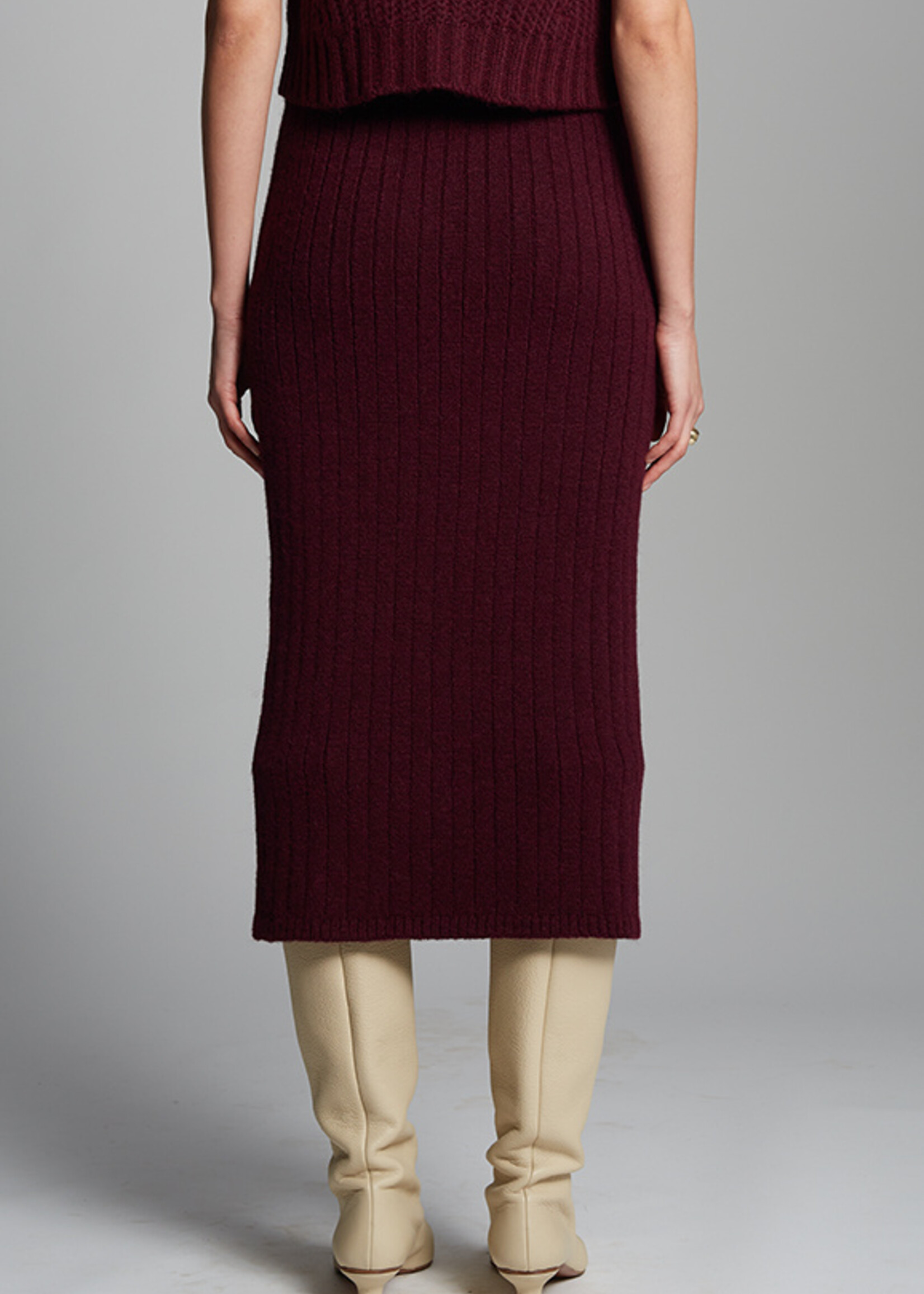 Eleven Six Pia Skirt- Merlot