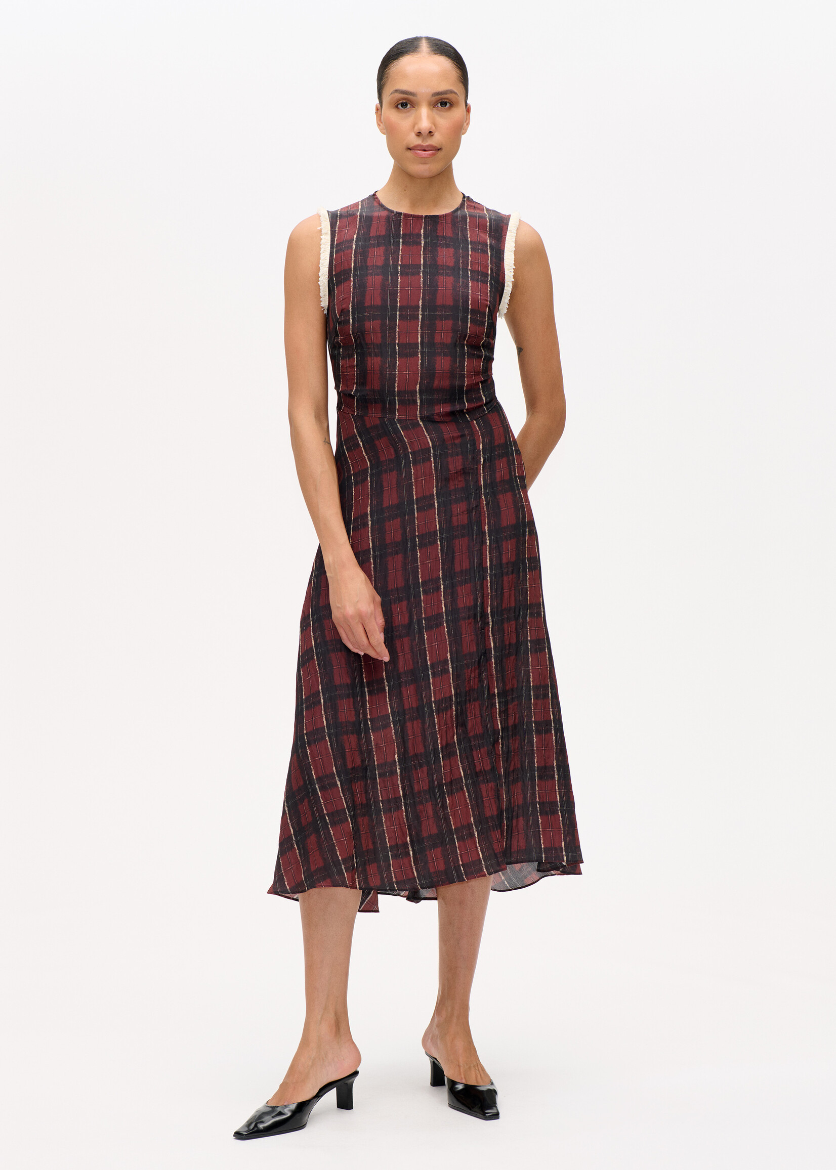 Baum und Pferdgarten Atina Dress- Dark Red Check