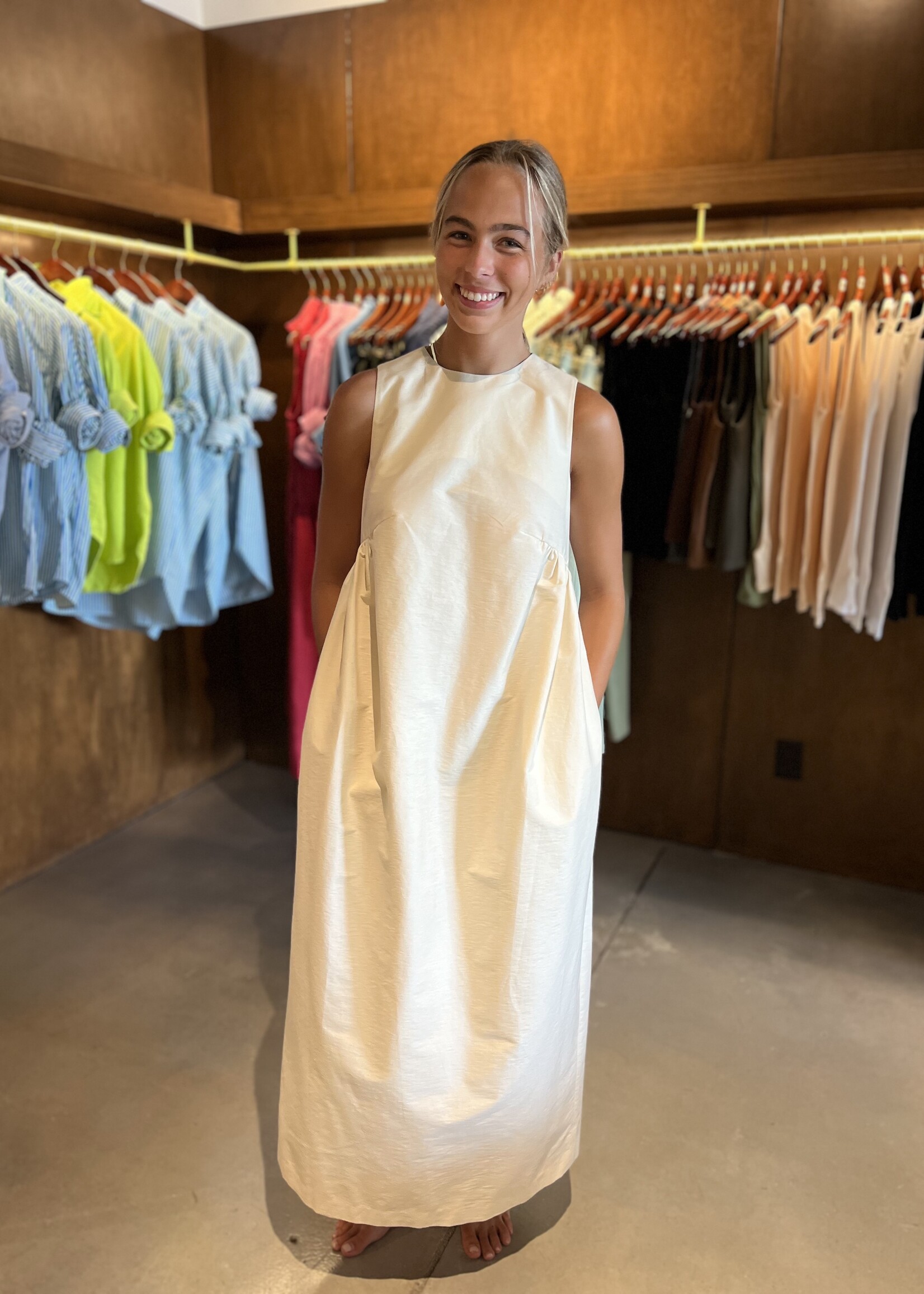 TheLoom Jar Dress- Ivory