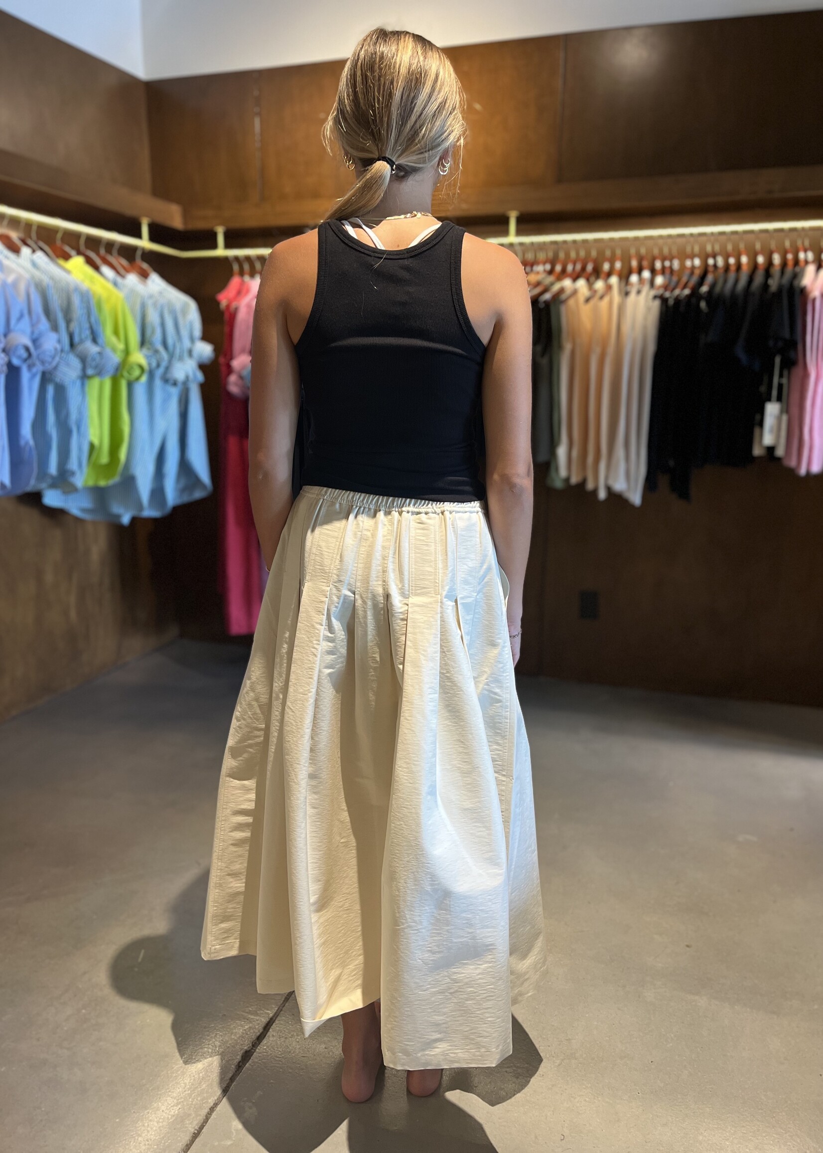 TheLoom Pleated Banding Skirt