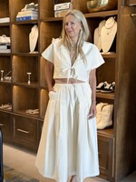 TheLoom Pleated Banding Skirt