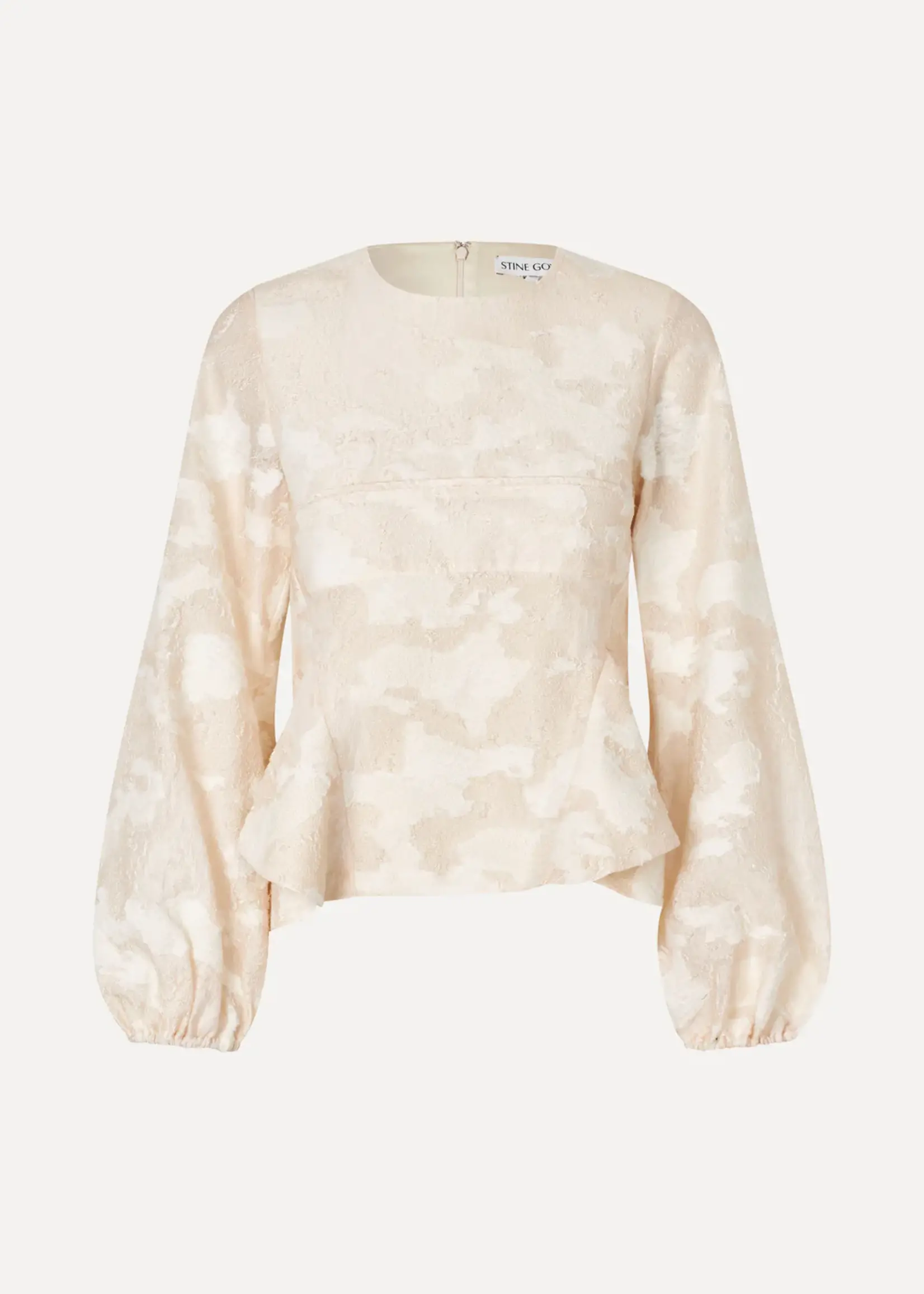 Stine Goya Romantic Ruffling Long Sleeve Top