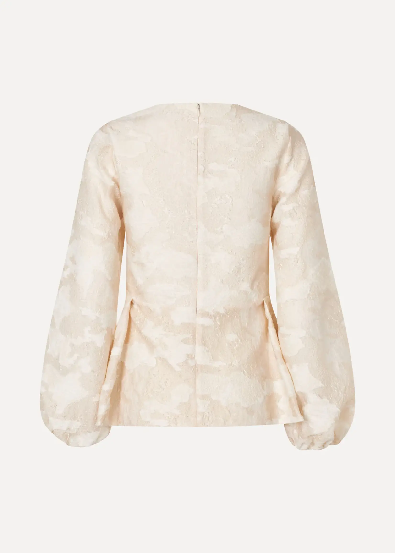 Stine Goya Romantic Ruffling Long Sleeve Top