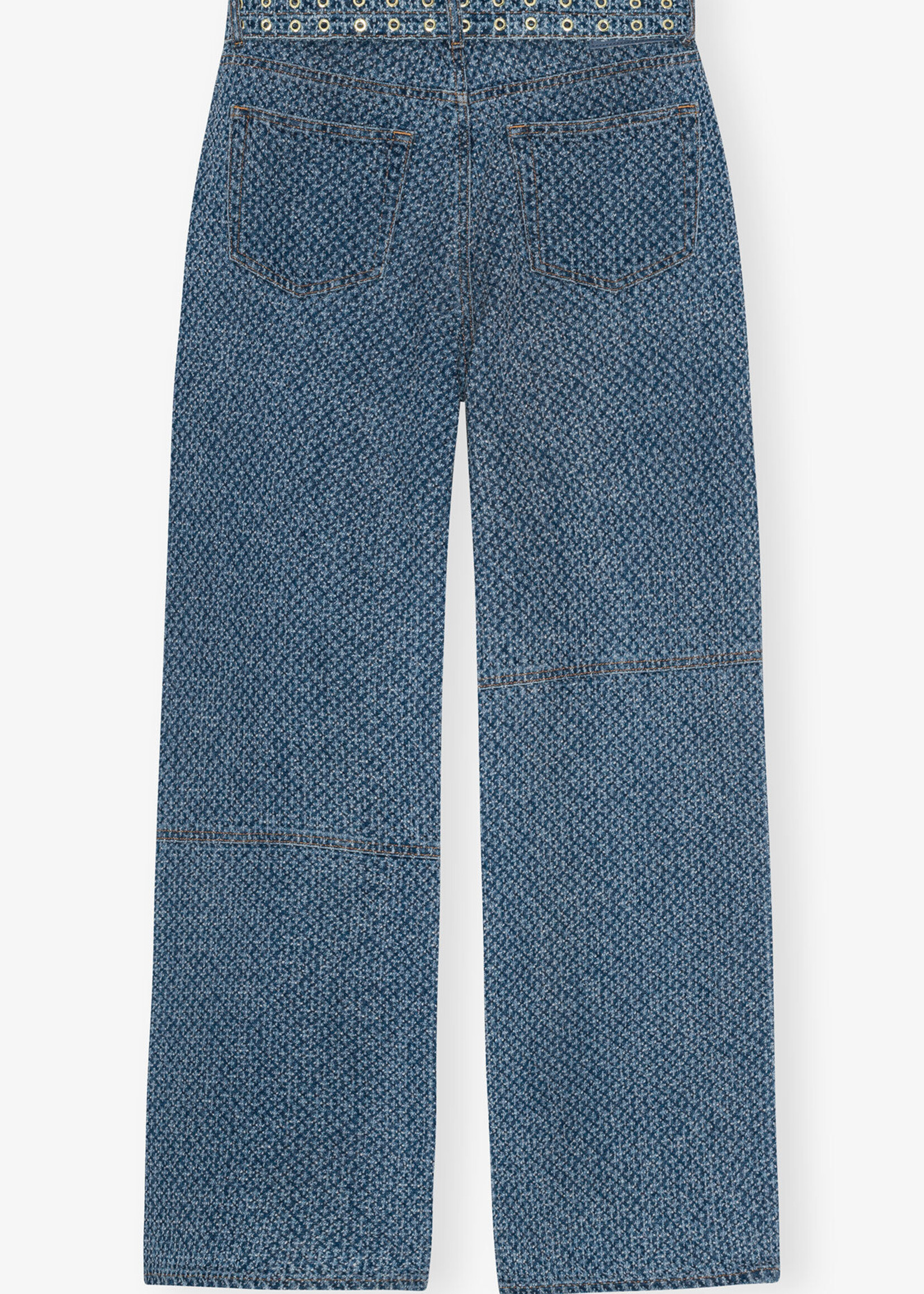 GANNI Shiny Weft Denim Izey