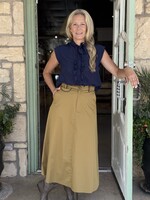 Love Binetti Edith Skirt- Olive