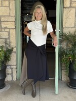 Staud Davina Dress- Black Multi