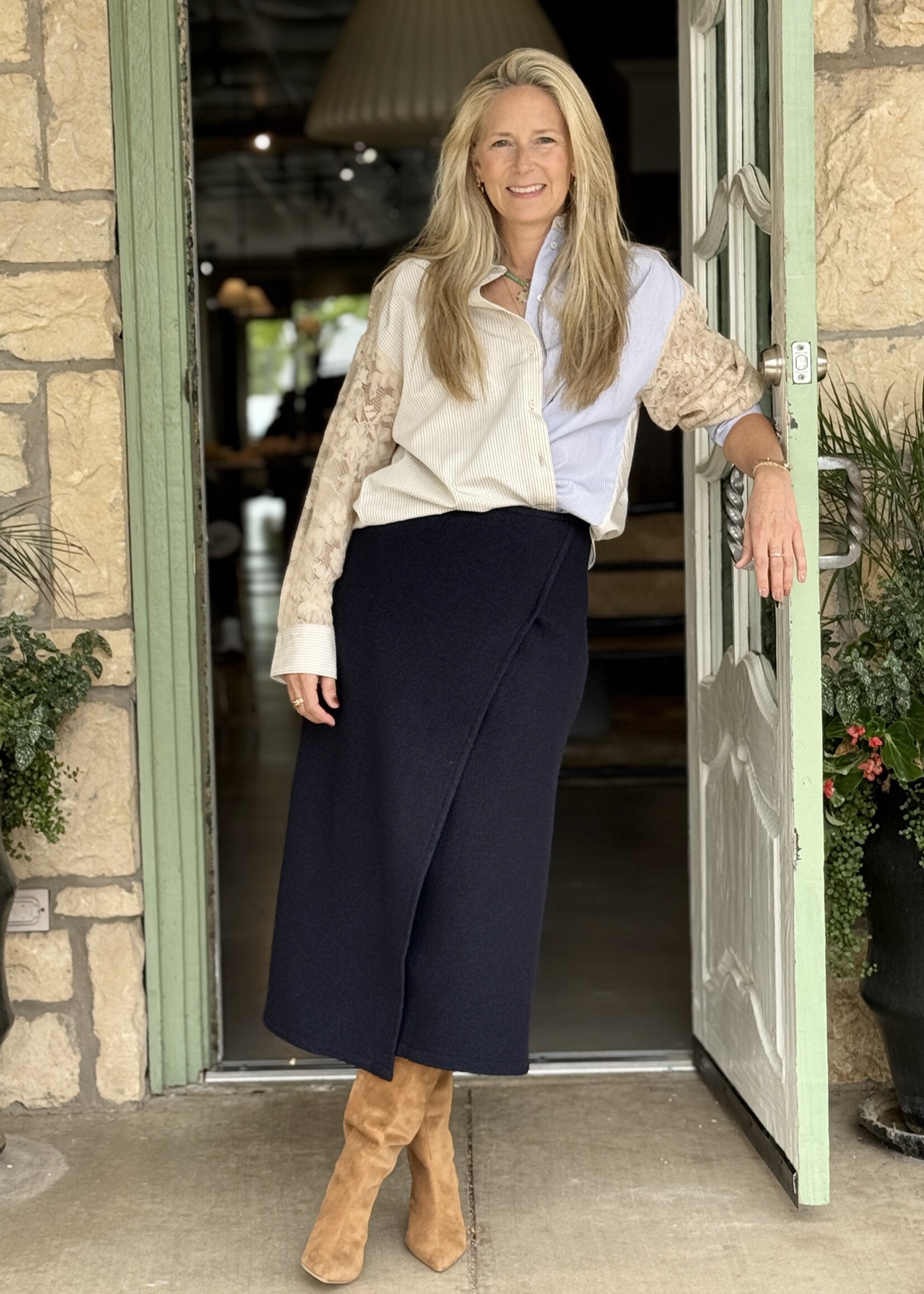 Roseanna Martin Jupe- Boucle Navy