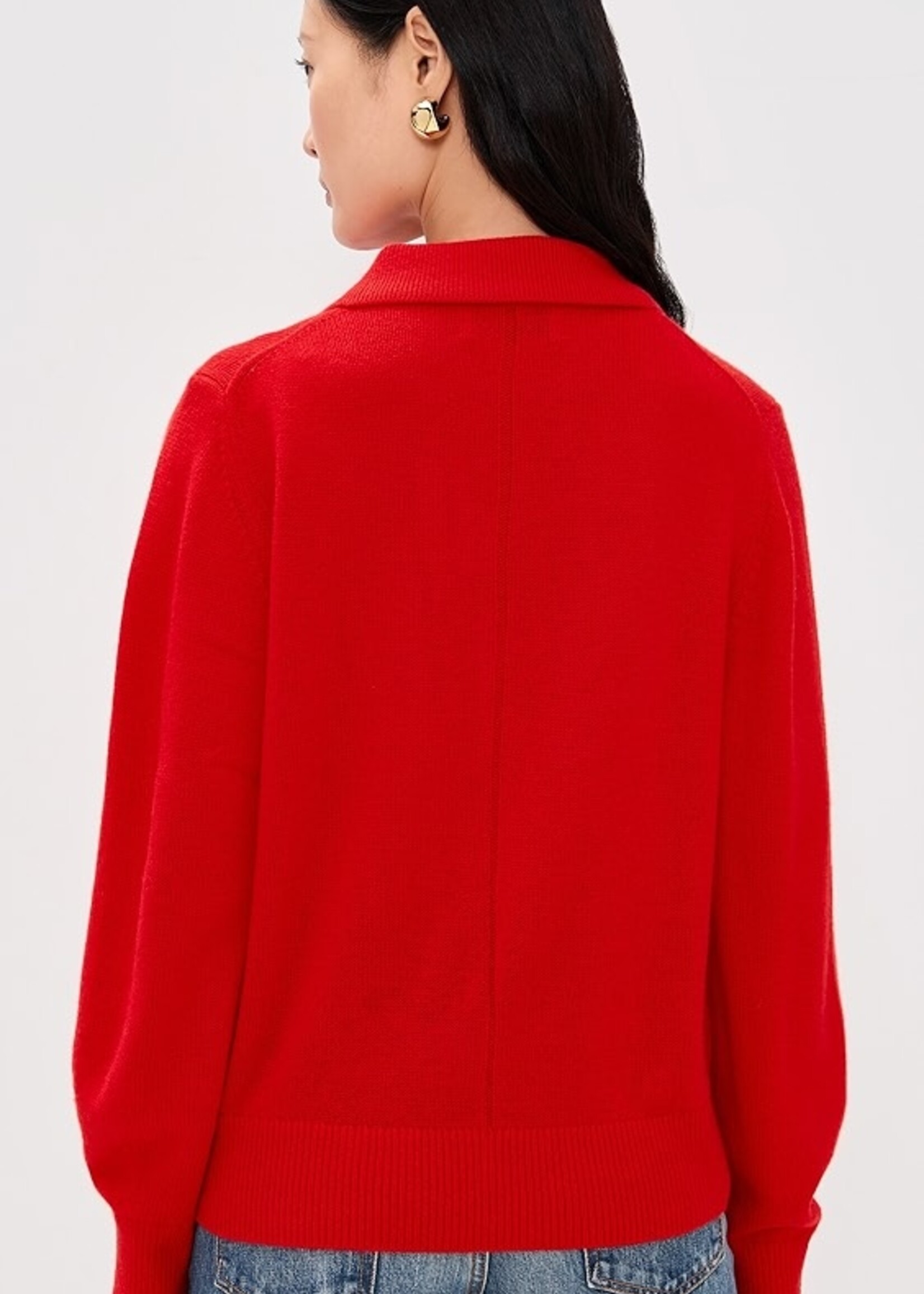 soldout.nyc The Cashmere Polo- Cherry