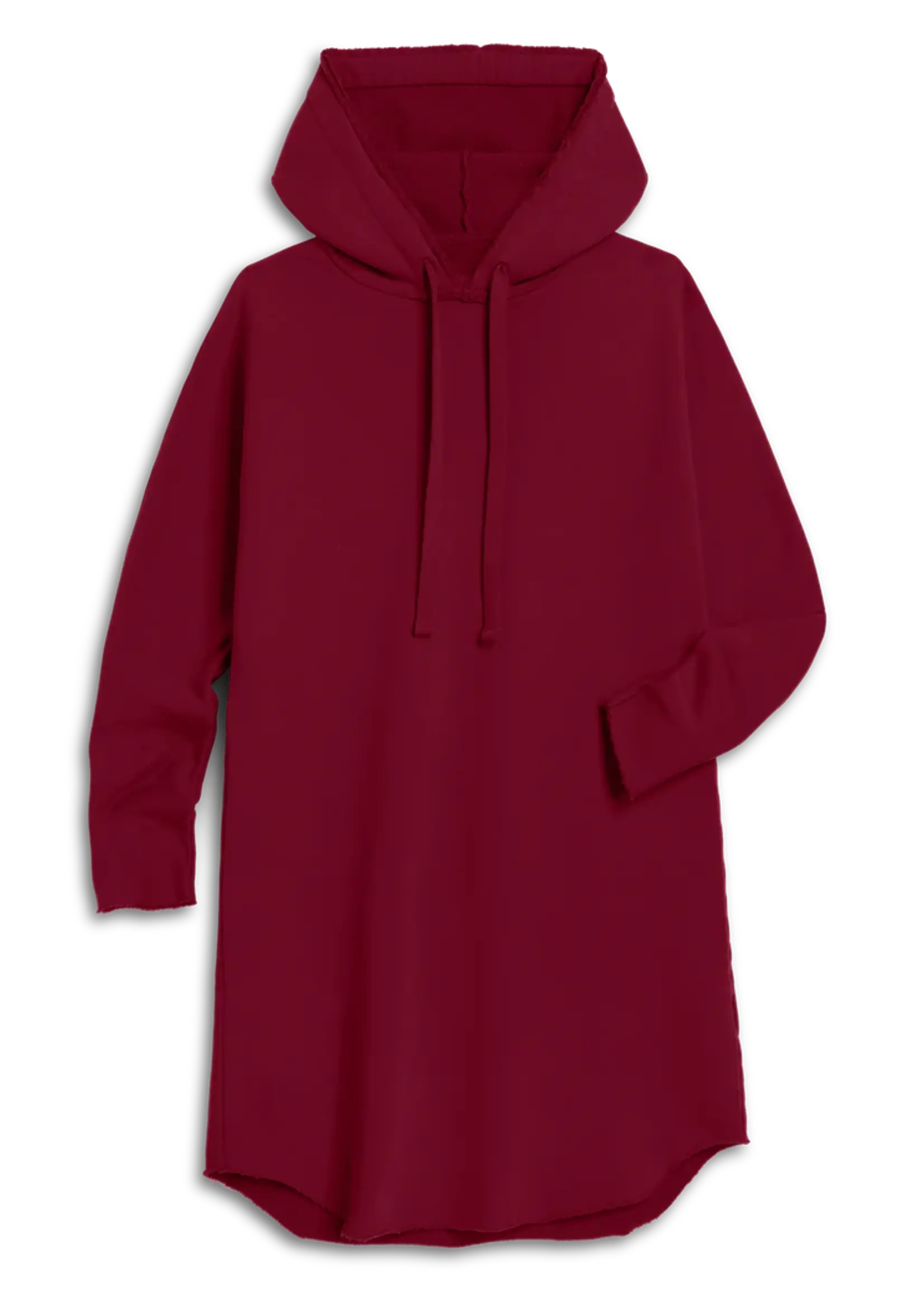 Frank & Eileen Mini James Hooded Dress- Garnet