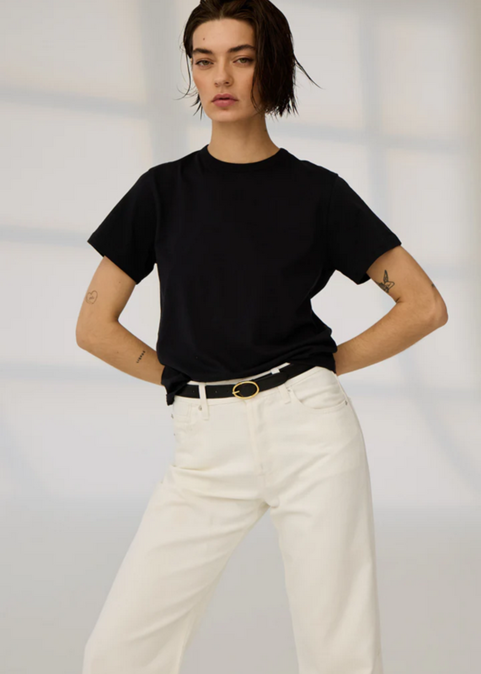 The Iconically Soft Perfect Tee- Black