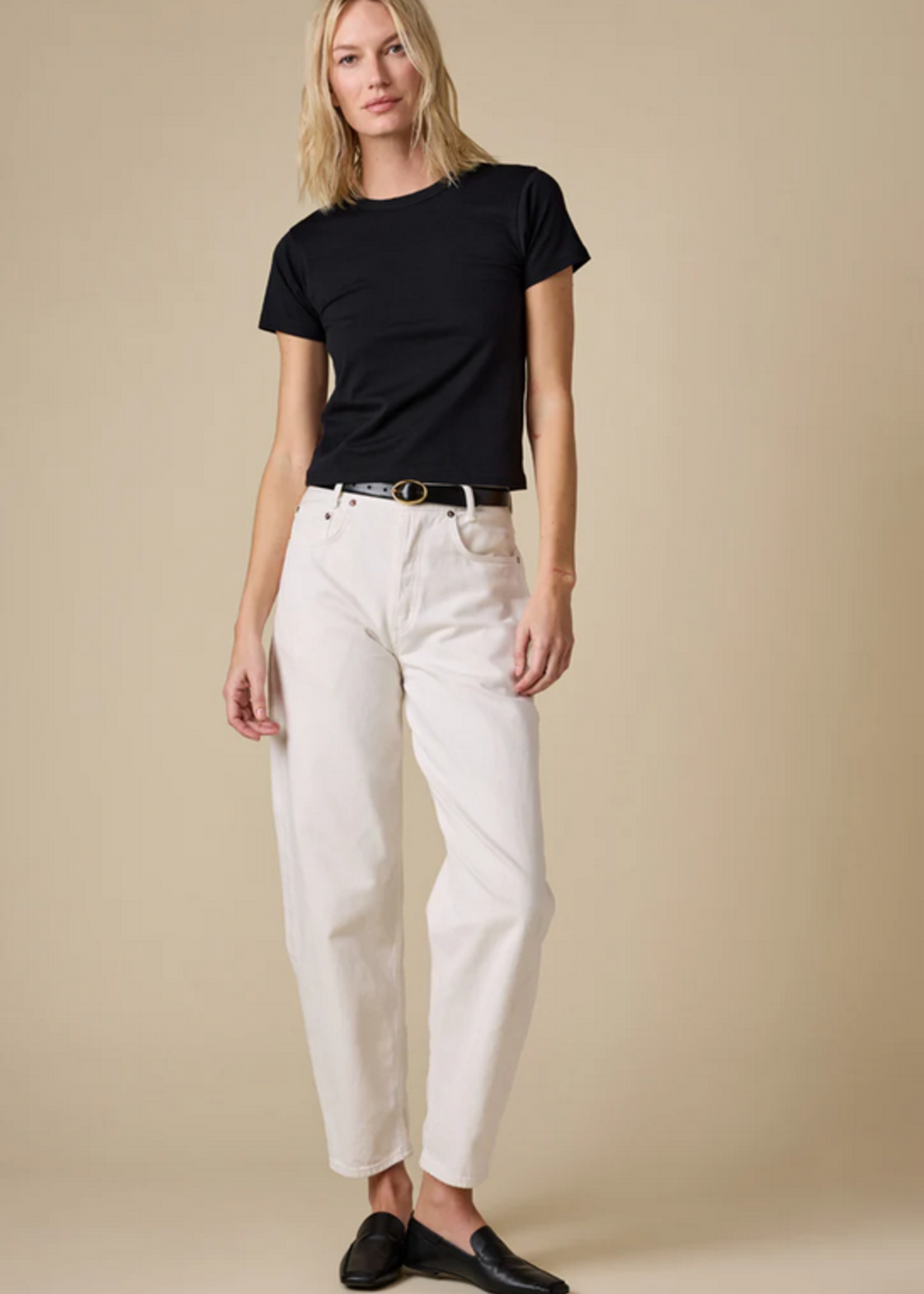 The Shrunken Perfect Tee- Black