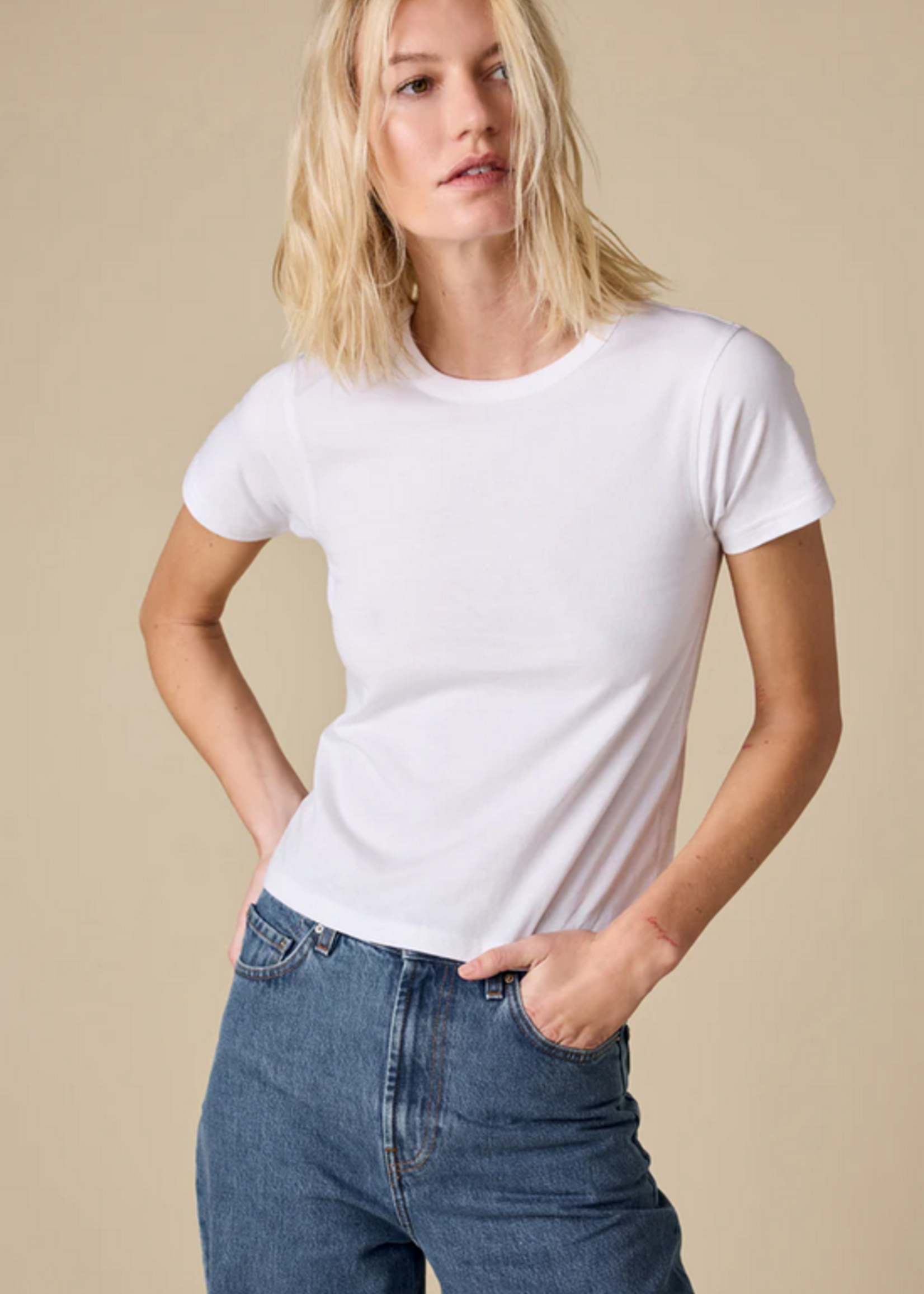 soldout.nyc The Shrunken Perfect Tee- White