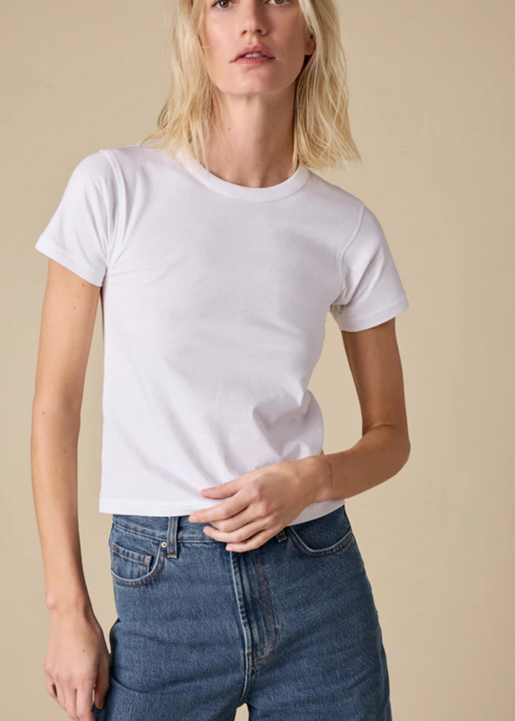 soldout.nyc The Shrunken Perfect Tee- White