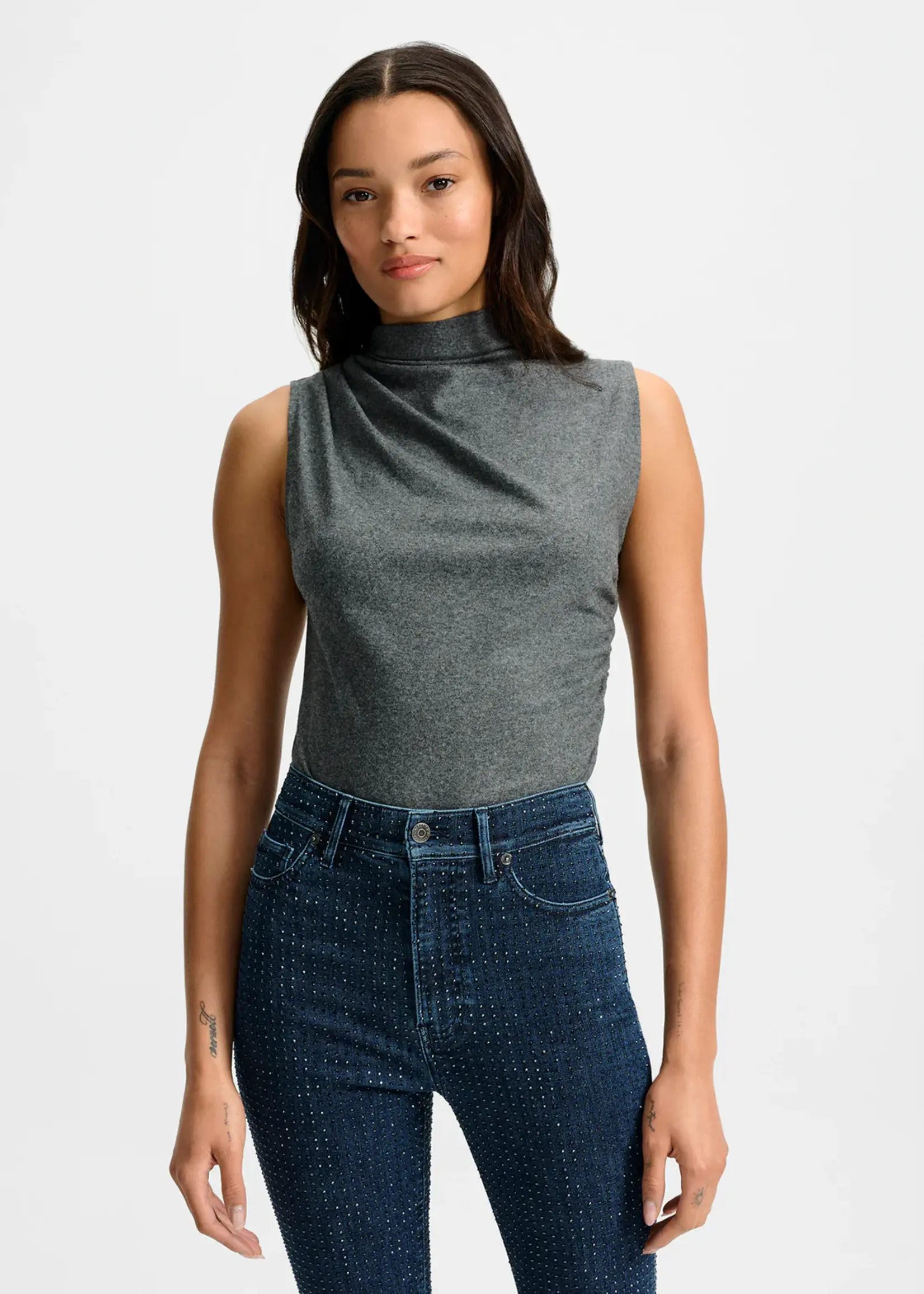 Veronica Beard Mylie Sleeveless Top