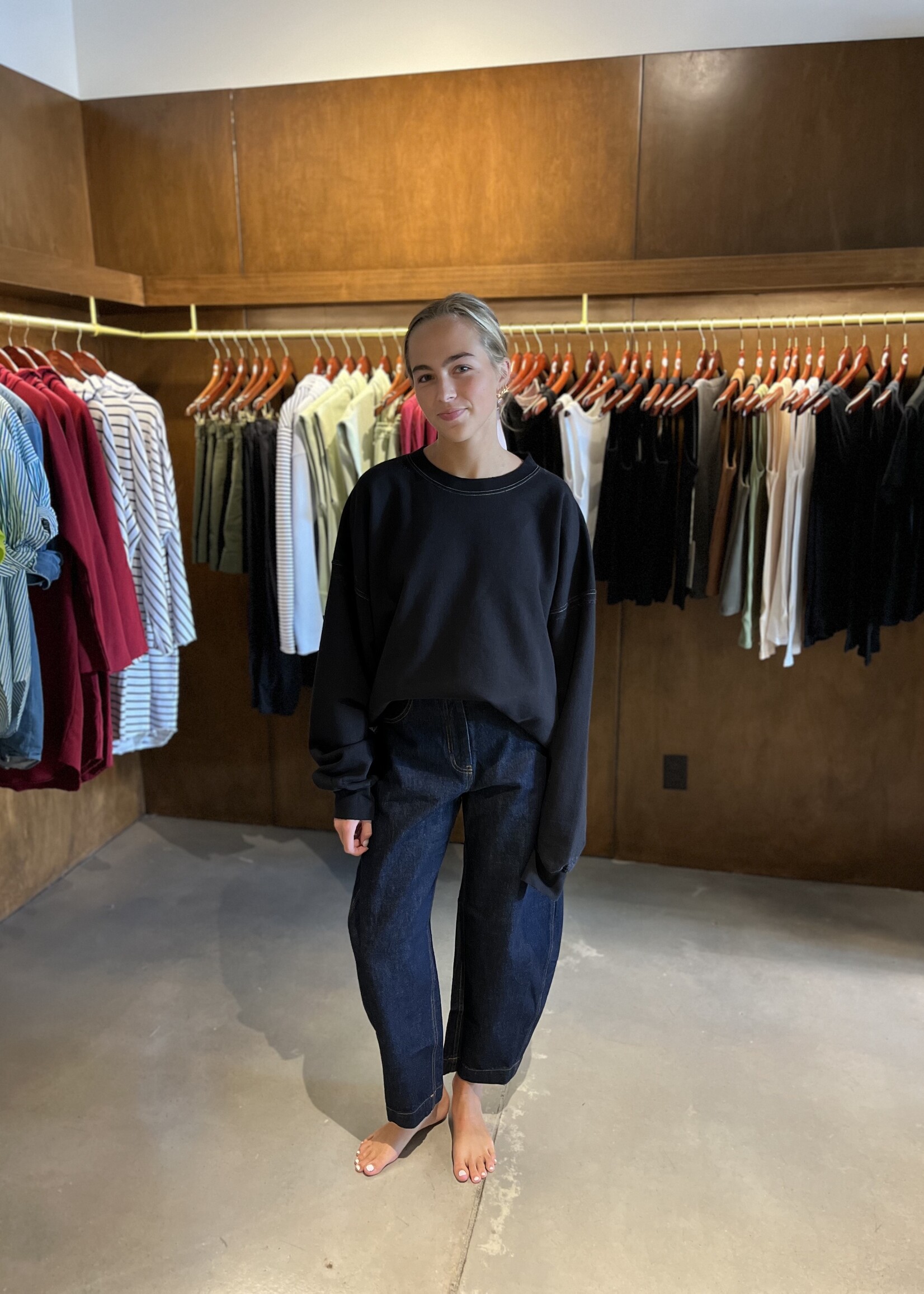 Rachel Comey Fonder Sweatshirt- Charcoal