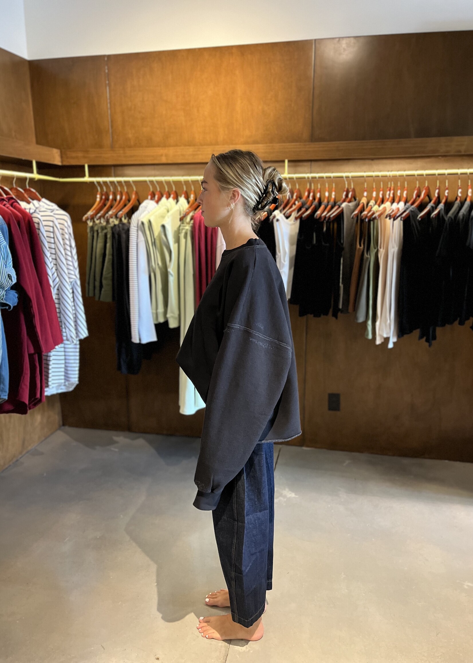 Rachel Comey Fonder Sweatshirt- Charcoal