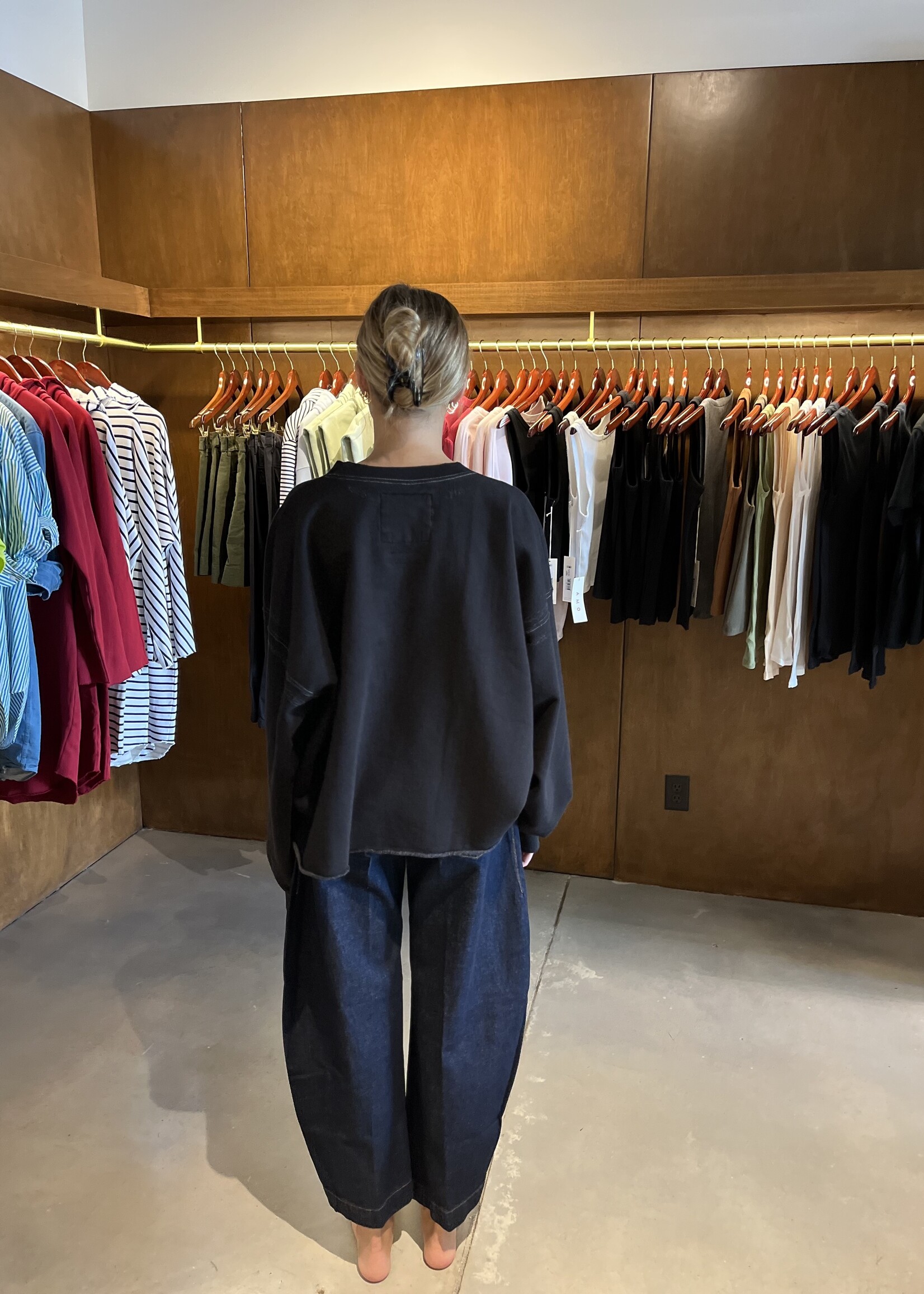 Rachel Comey Fonder Sweatshirt- Charcoal