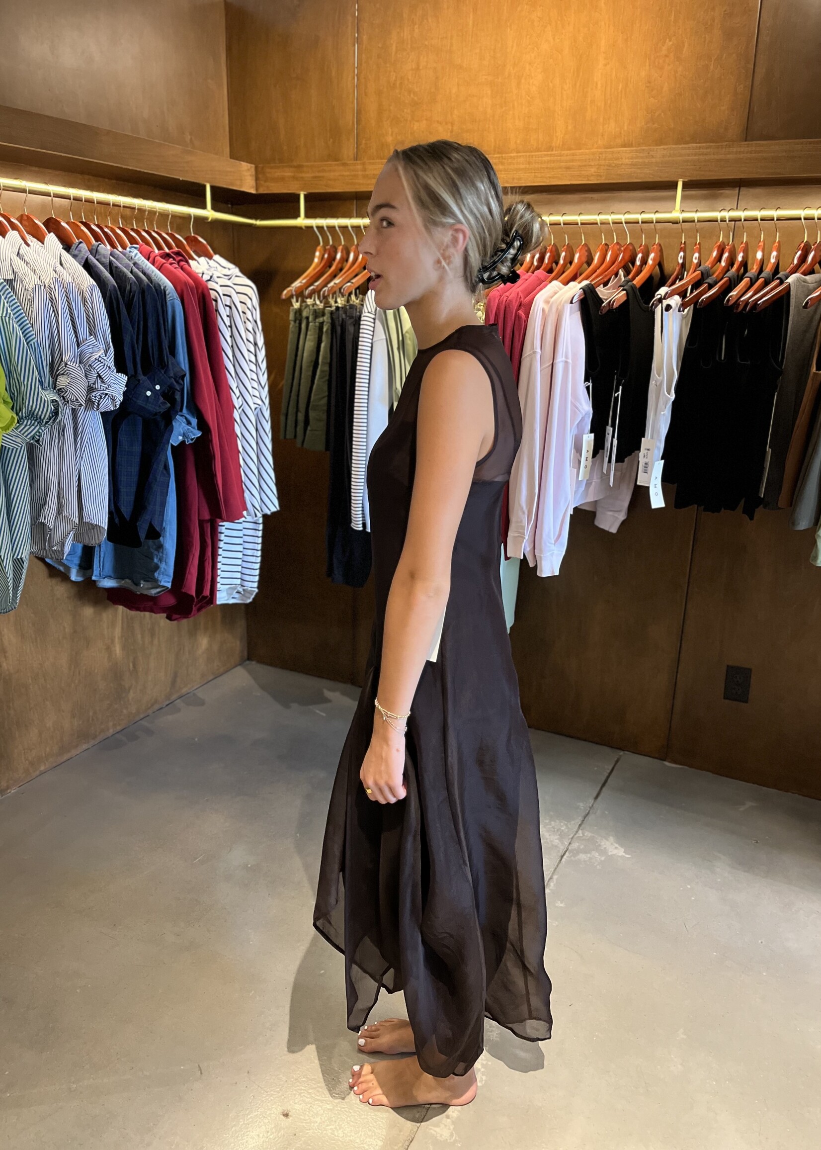 Staud Viola Dress- Earth