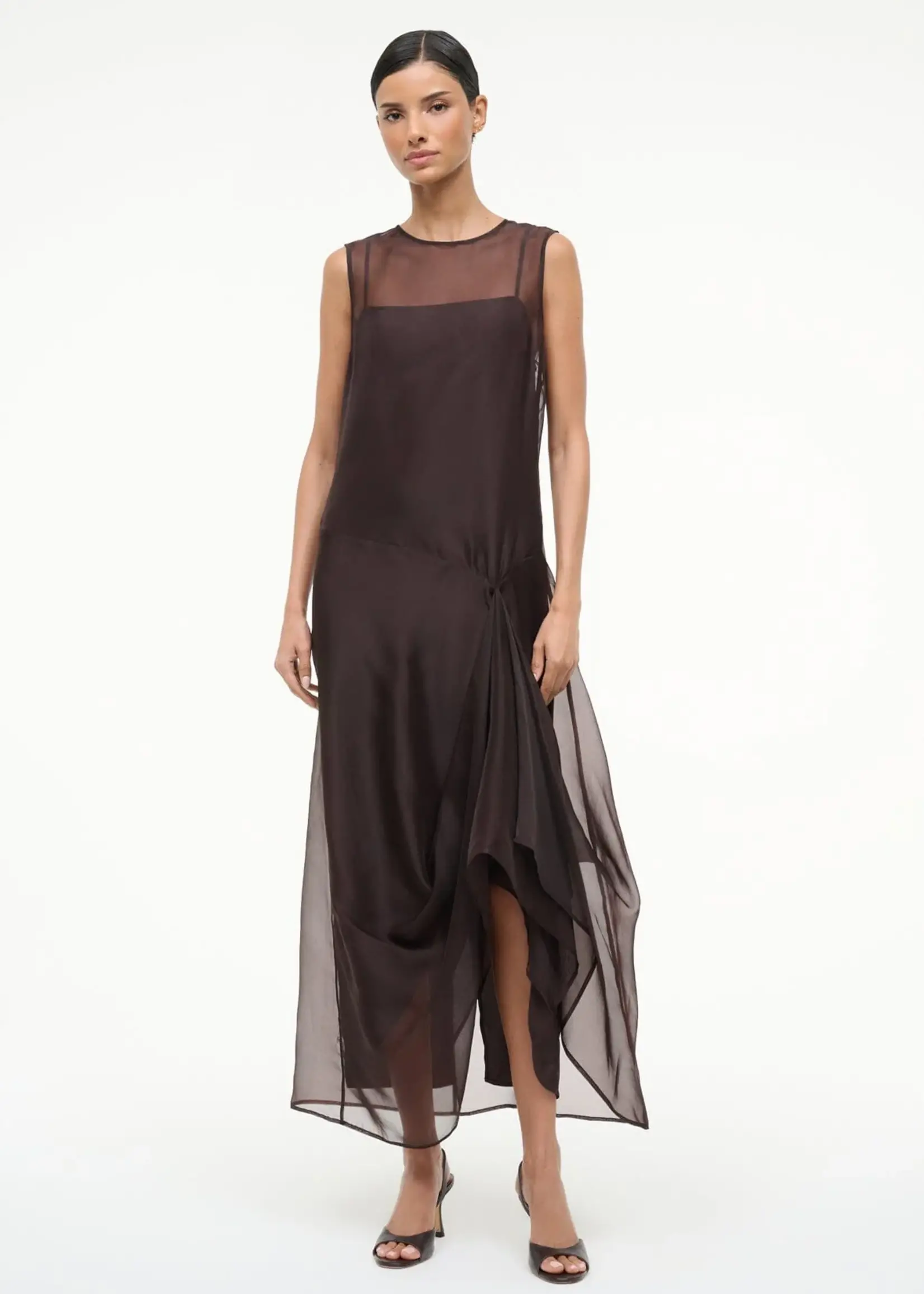 Staud Viola Dress- Earth