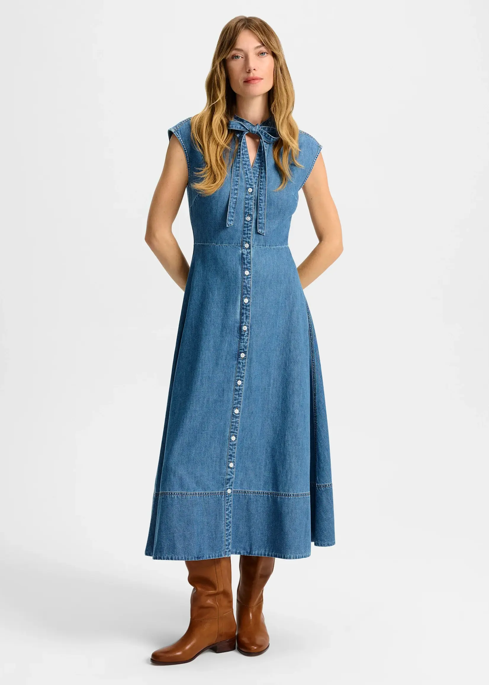 Veronica Beard Honora Sleeveless Dress