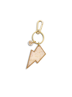 Solar Eclipse Lightning Bolt Bag Charm + Keychain