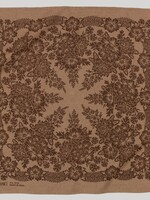 Last Chance Textiles Natural Dye Silk Bandana- Brazil Nut Brown
