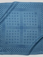 Last Chance Textiles Natural Dye Silk Bandana- Indigo