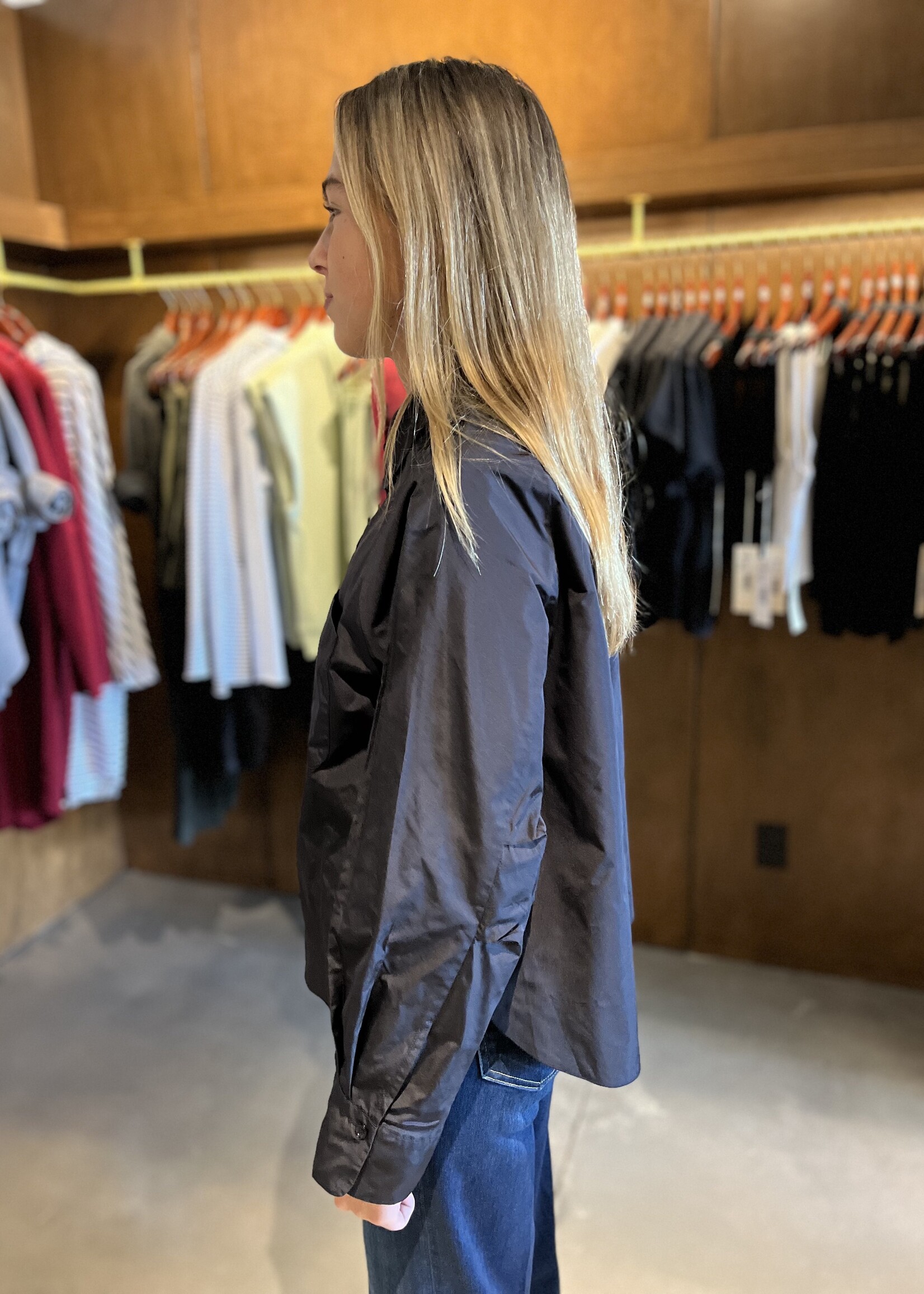 Susanne Bommer Taffeta Pocket Blouse