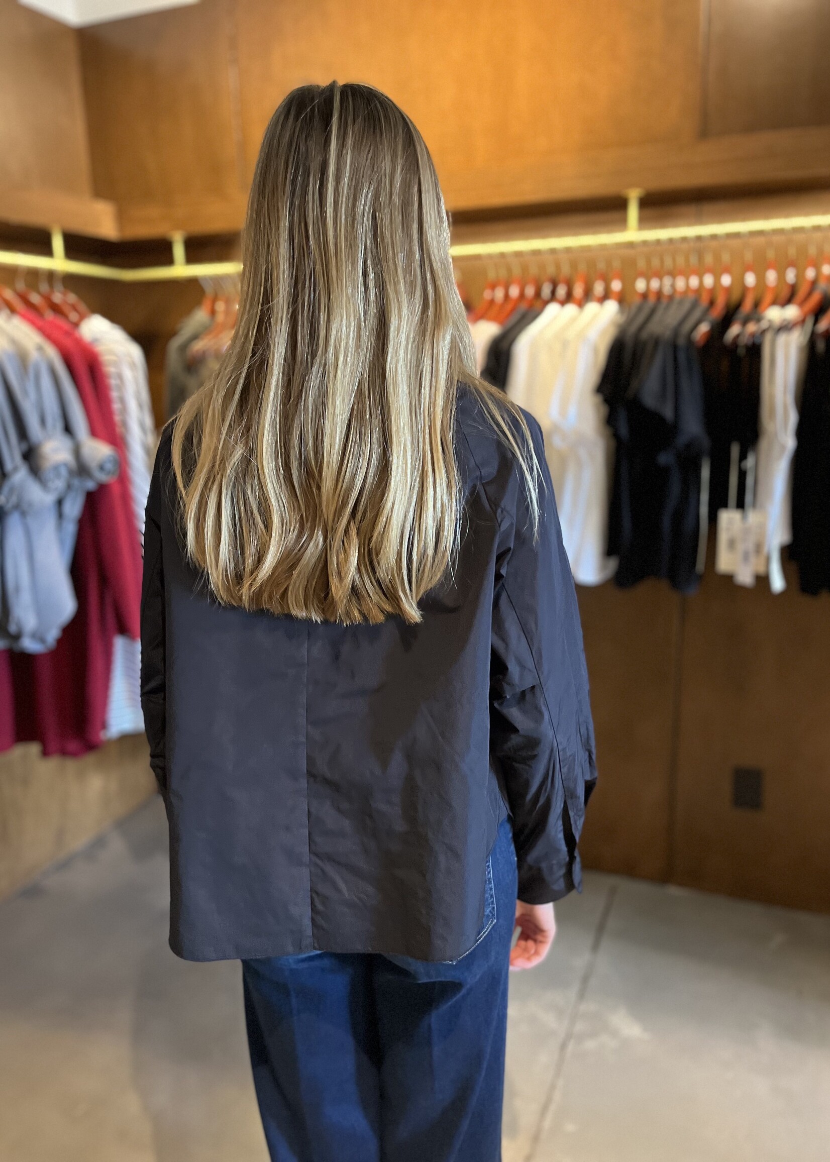 Susanne Bommer Taffeta Pocket Blouse