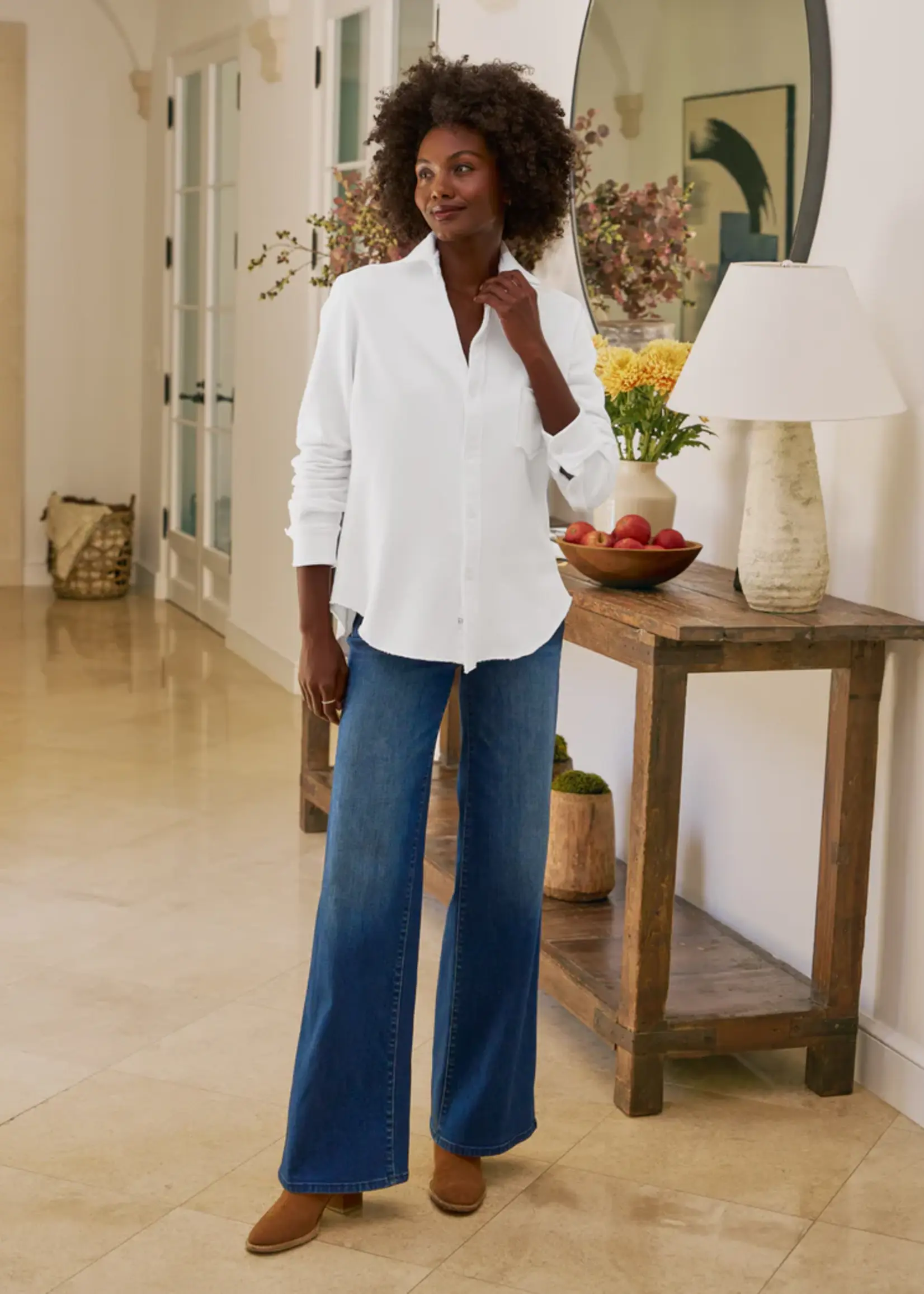 Frank & Eileen East Galway Long Gaucho Jean- 1999 Wash