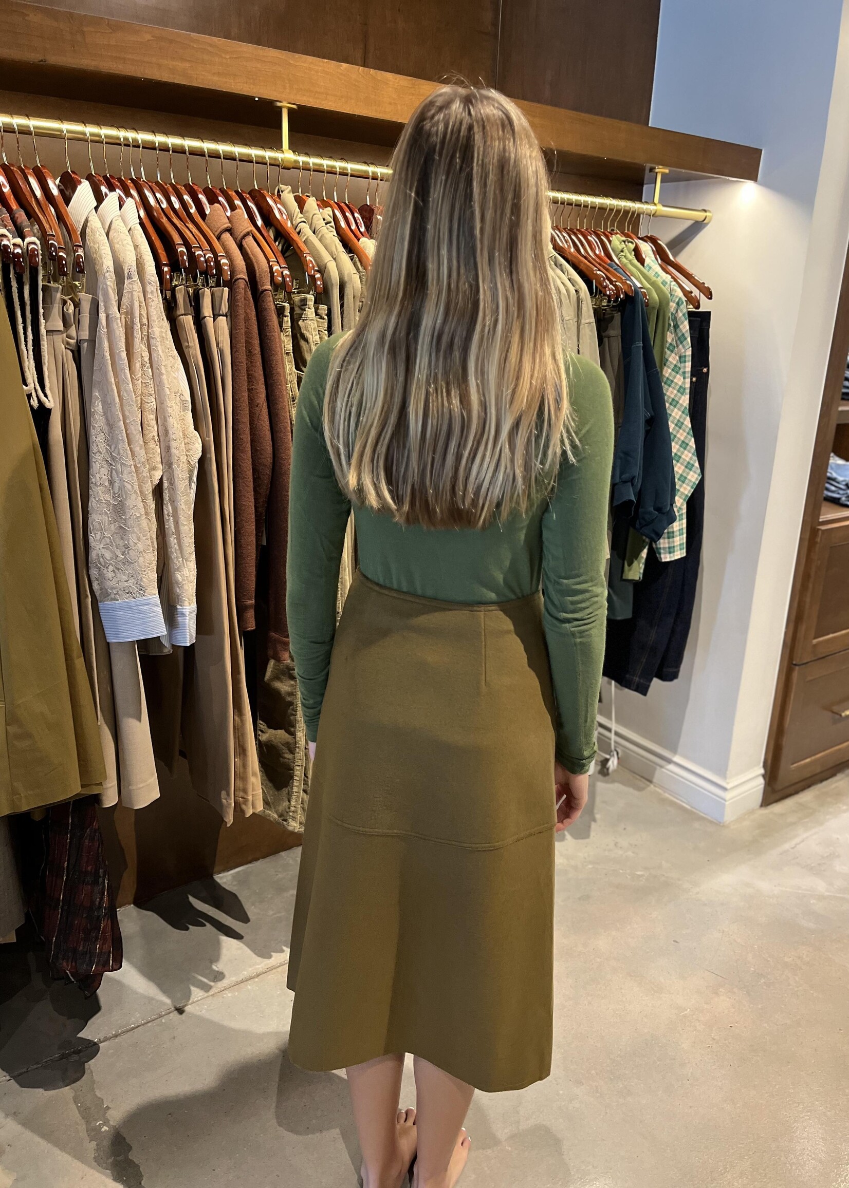 Tela Matilde Sweater- Grass Green