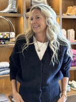 Susanne Bommer V-Shape Cardigan- Blue Moon